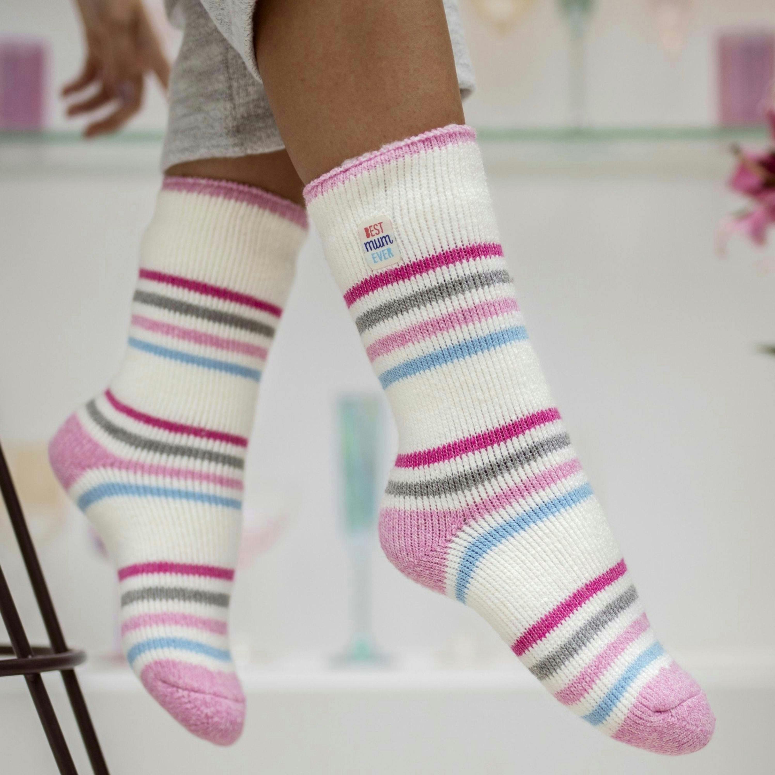 Ladies Warm Fleece Lined Fluffy Thermal Socks for Mum & Grandma , view 4 of 5