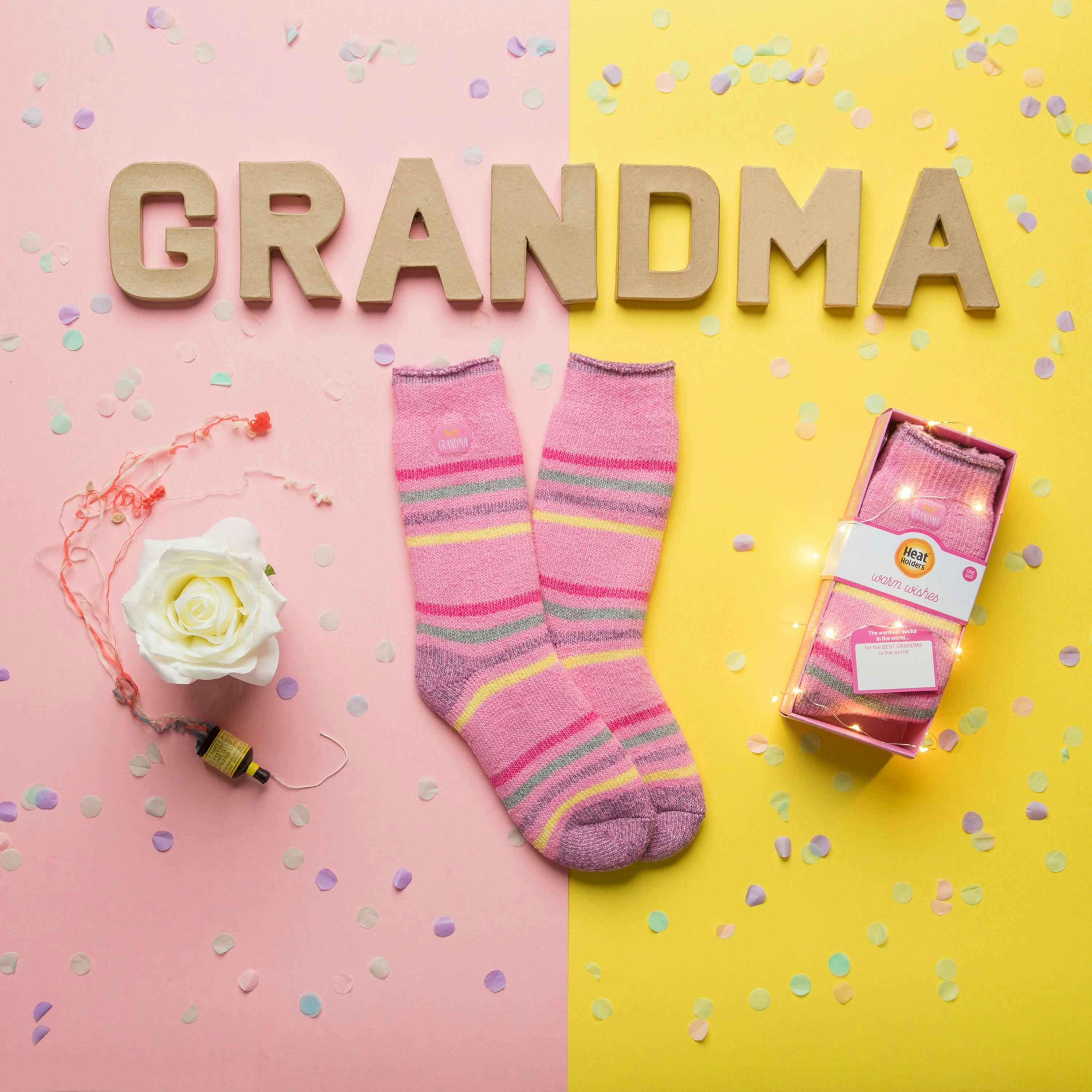 Ladies Warm Fleece Lined Fluffy Thermal Socks for Mum & Grandma , view 5 of 5