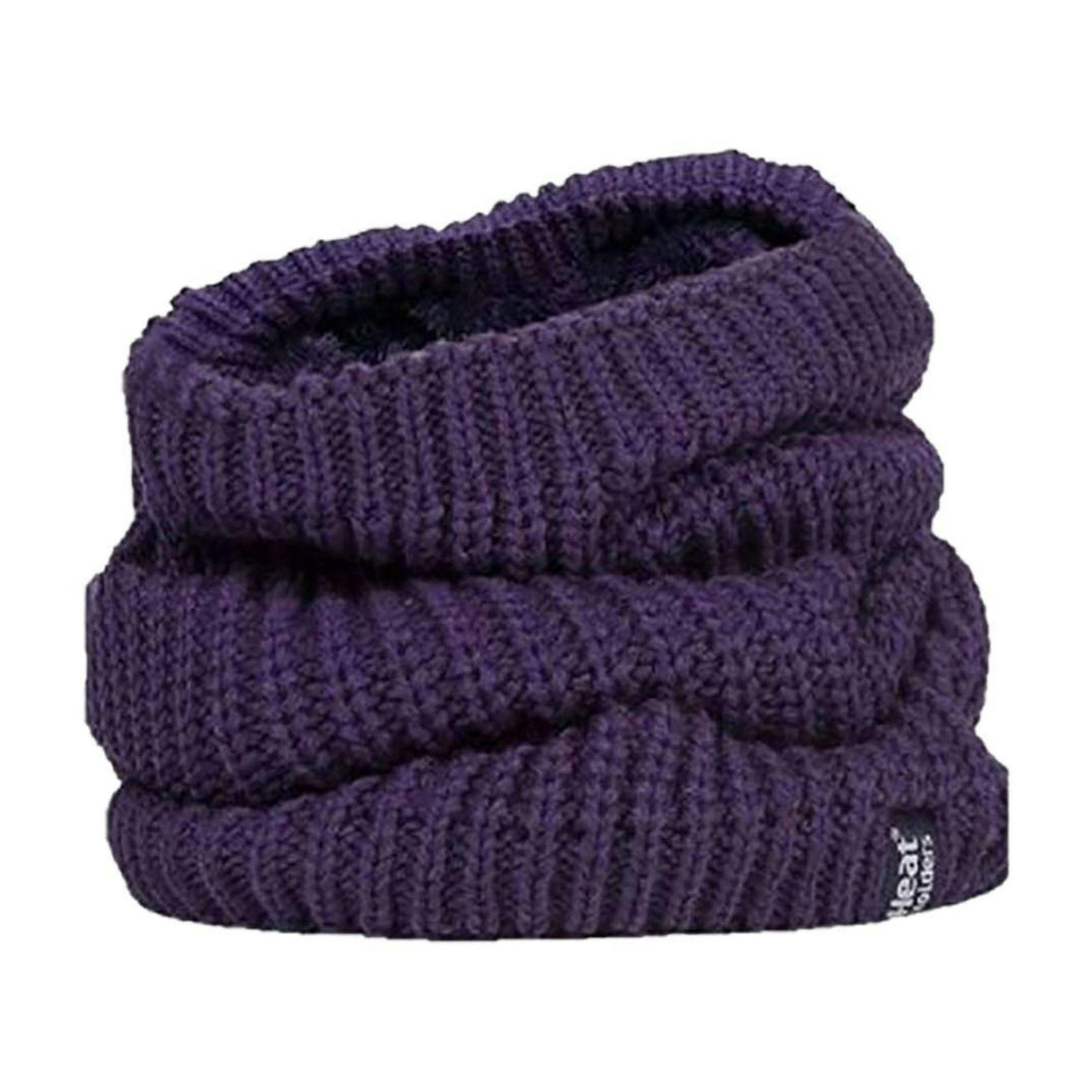 Ladies Winter Warm Fleece Lined Chunky Knit Thermal Neck Warmer , view 1 of 5