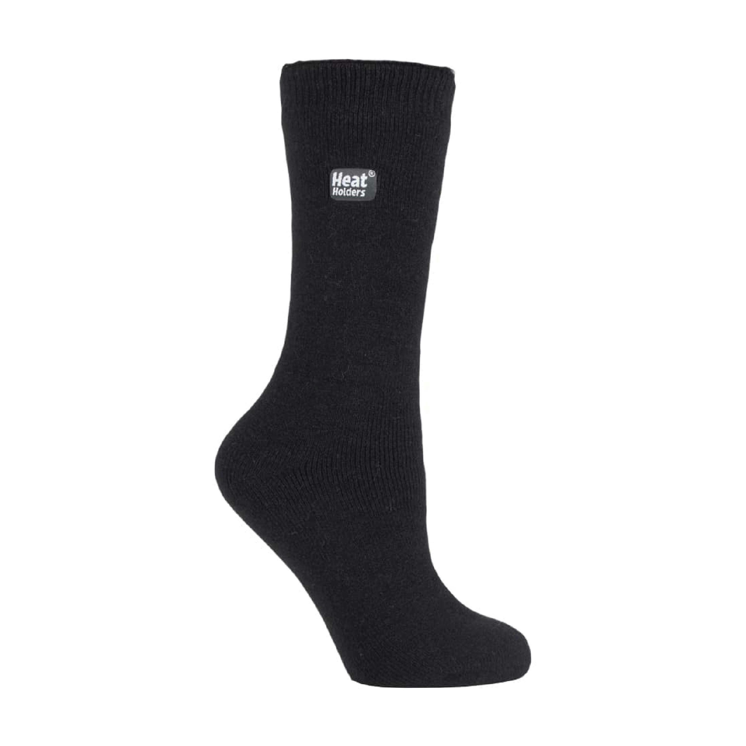 Ladies Thin Lightweight Plain Casual Winter Warm Thermal Socks , view 1 of 5
