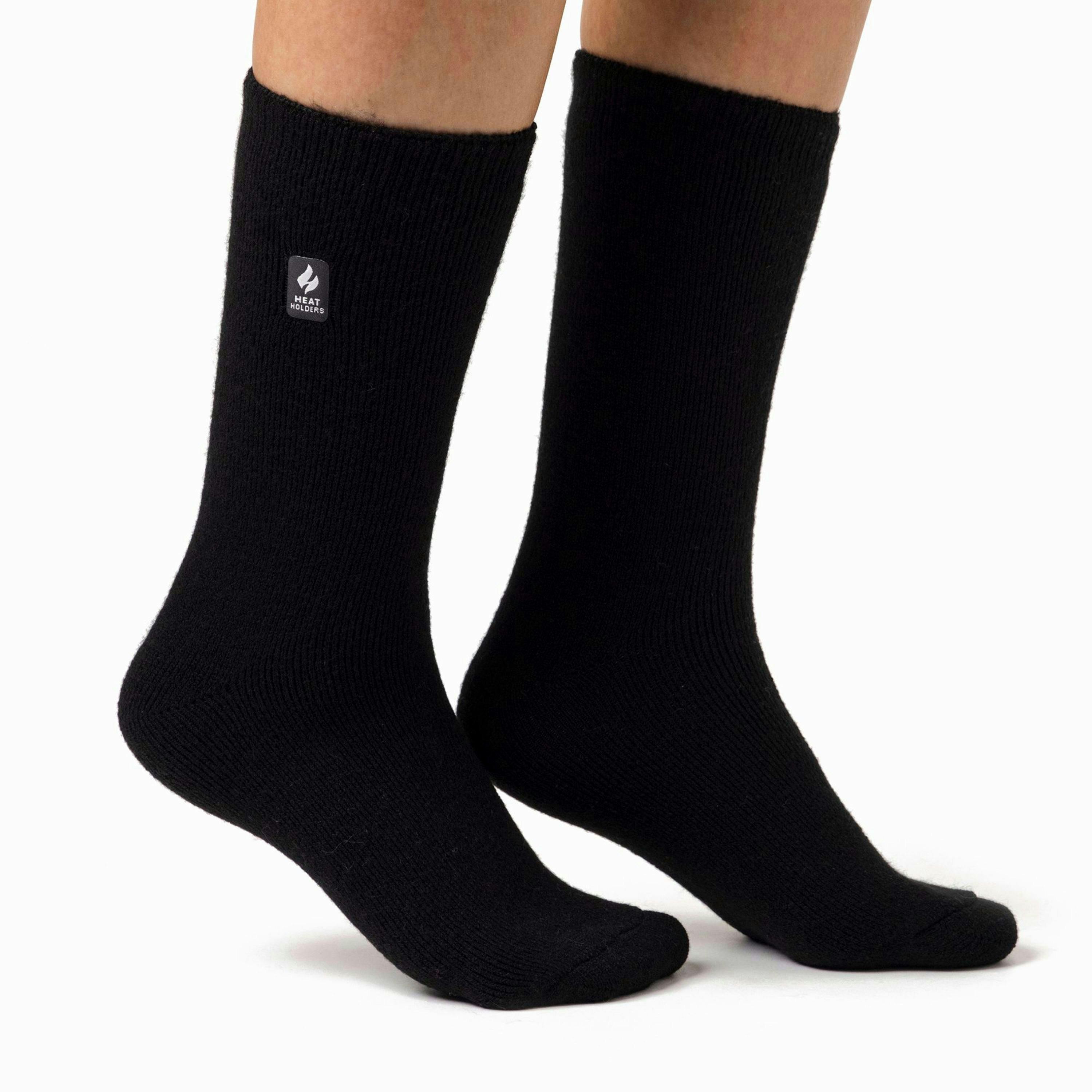 Ladies Thin Lightweight Plain Casual Winter Warm Thermal Socks , view 3 of 5