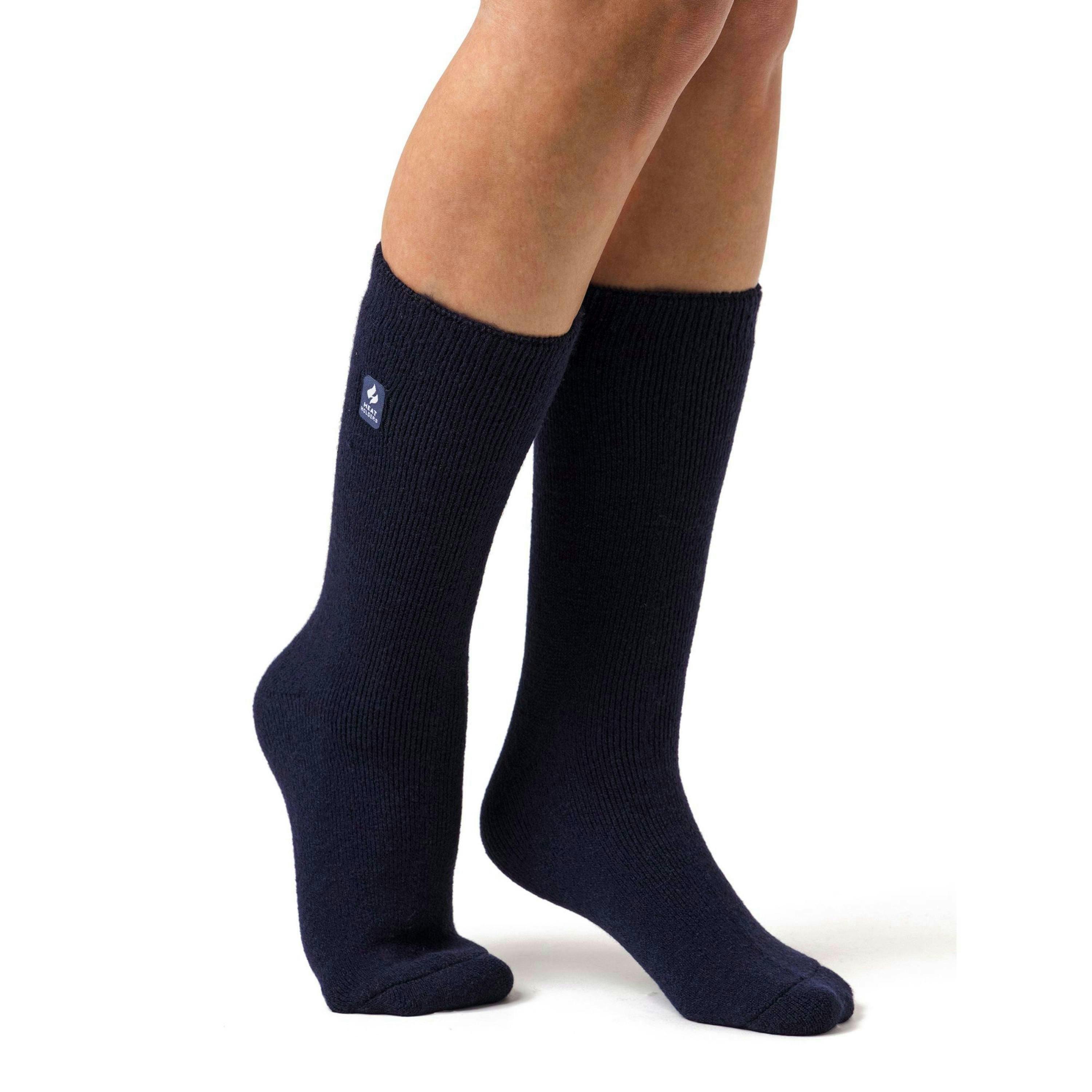 Ladies Thin Lightweight Plain Casual Winter Warm Thermal Socks , view 5 of 5