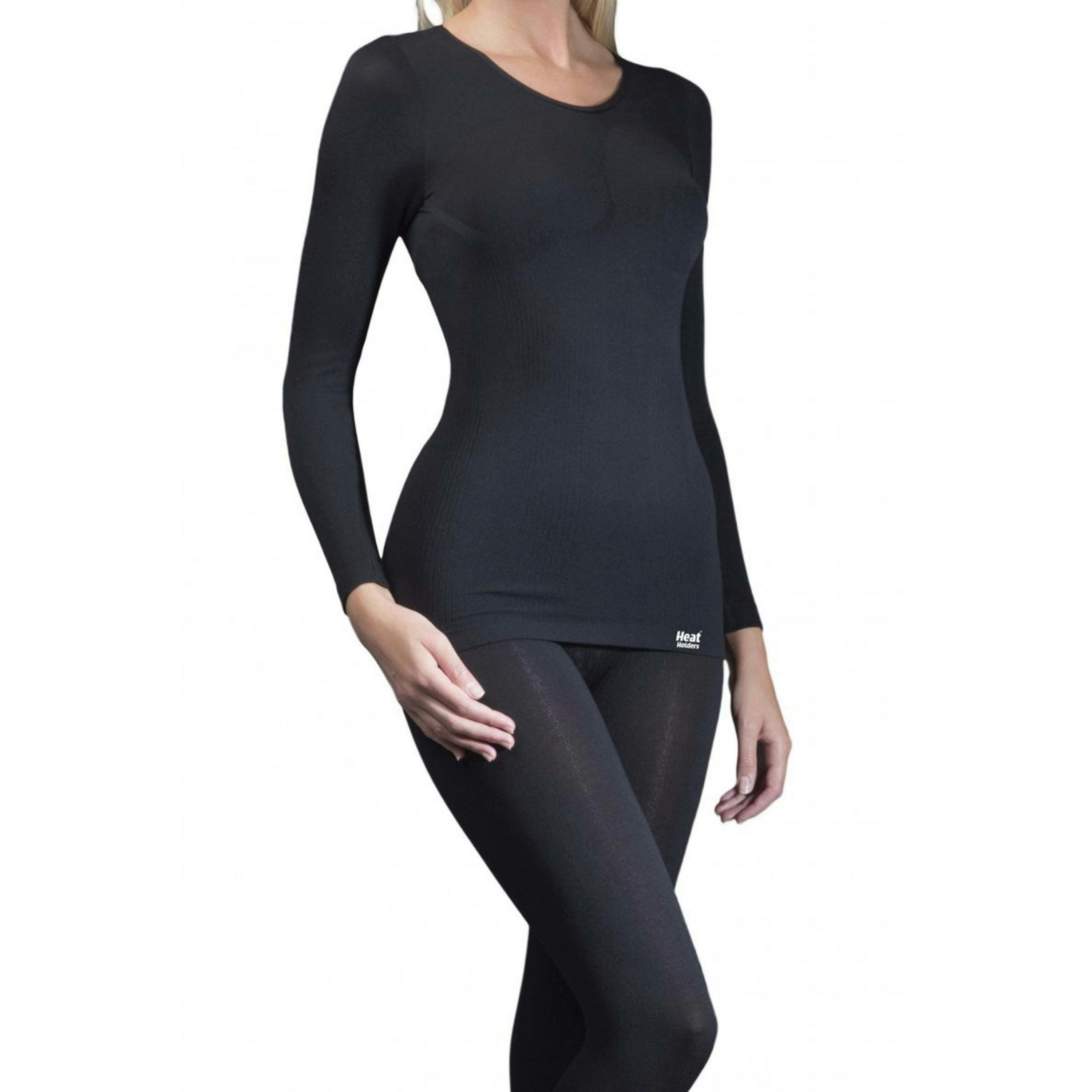Ladies Cotton Thermal Underwear Long Sleeve Top , view 4 of 5