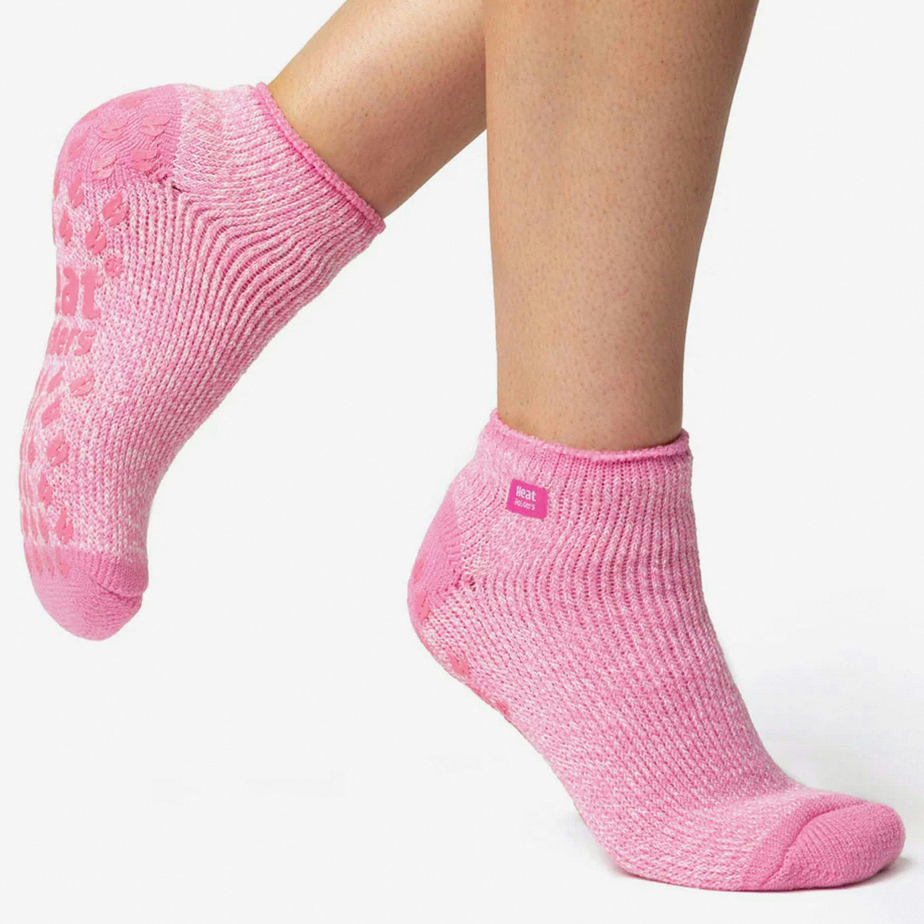 Ladies Thick Warm 2.3 Tog Thermal Ankle Slipper Socks , view 5 of 5