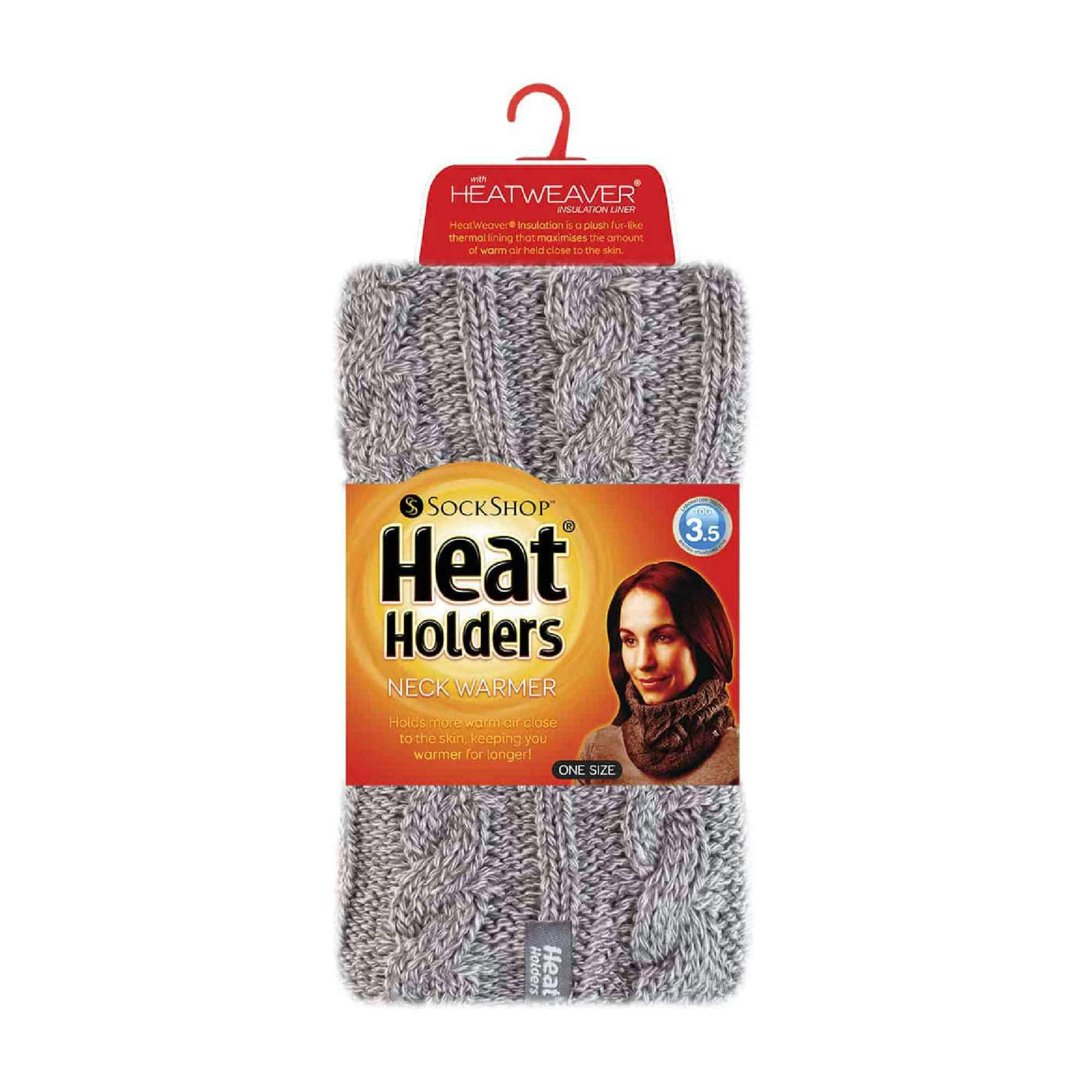 Ladies Cable Knit Winter Fleece Lined Thermal Neck Warmer , view 2 of 5