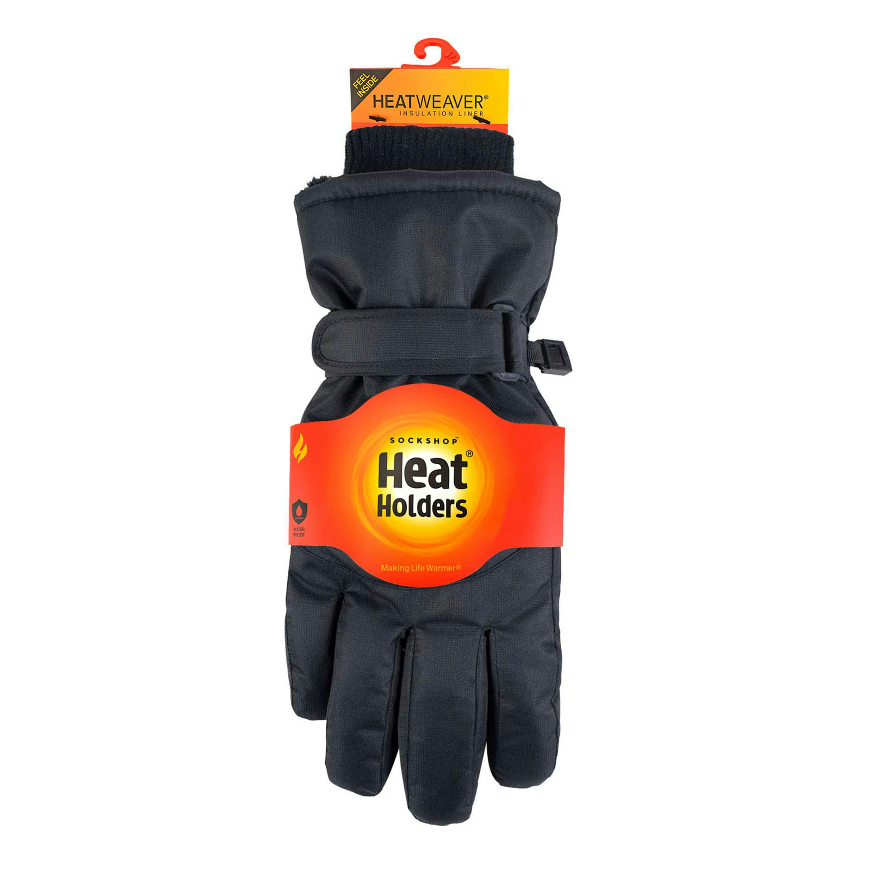 Ladies Soft Shell Waterproof Fleece Lined Winter Thermal Ski Gloves , view 2 of 5