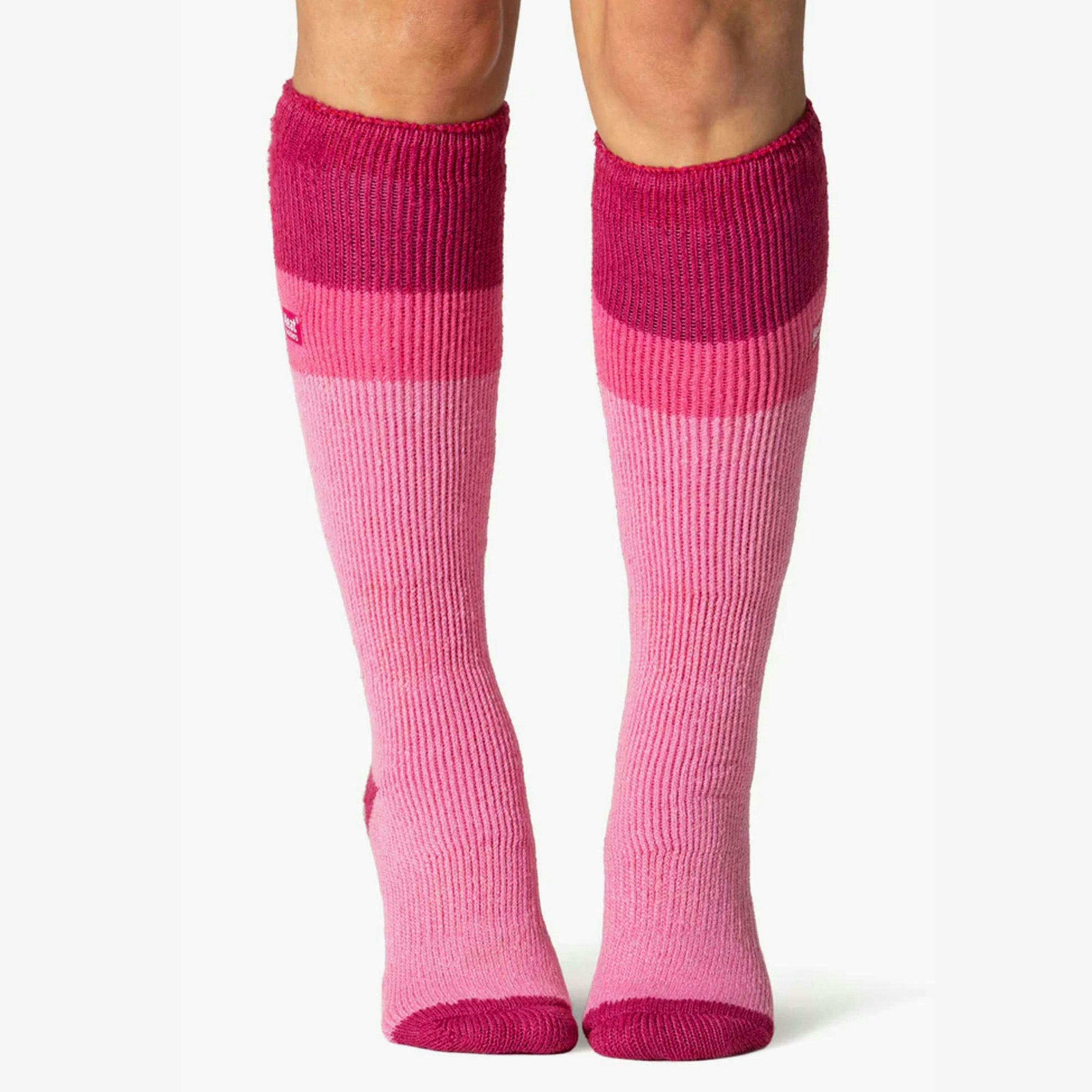 Ladies Extra Long 2.3 TOG Winter Knee High Thermal Ski Socks , view 3 of 5