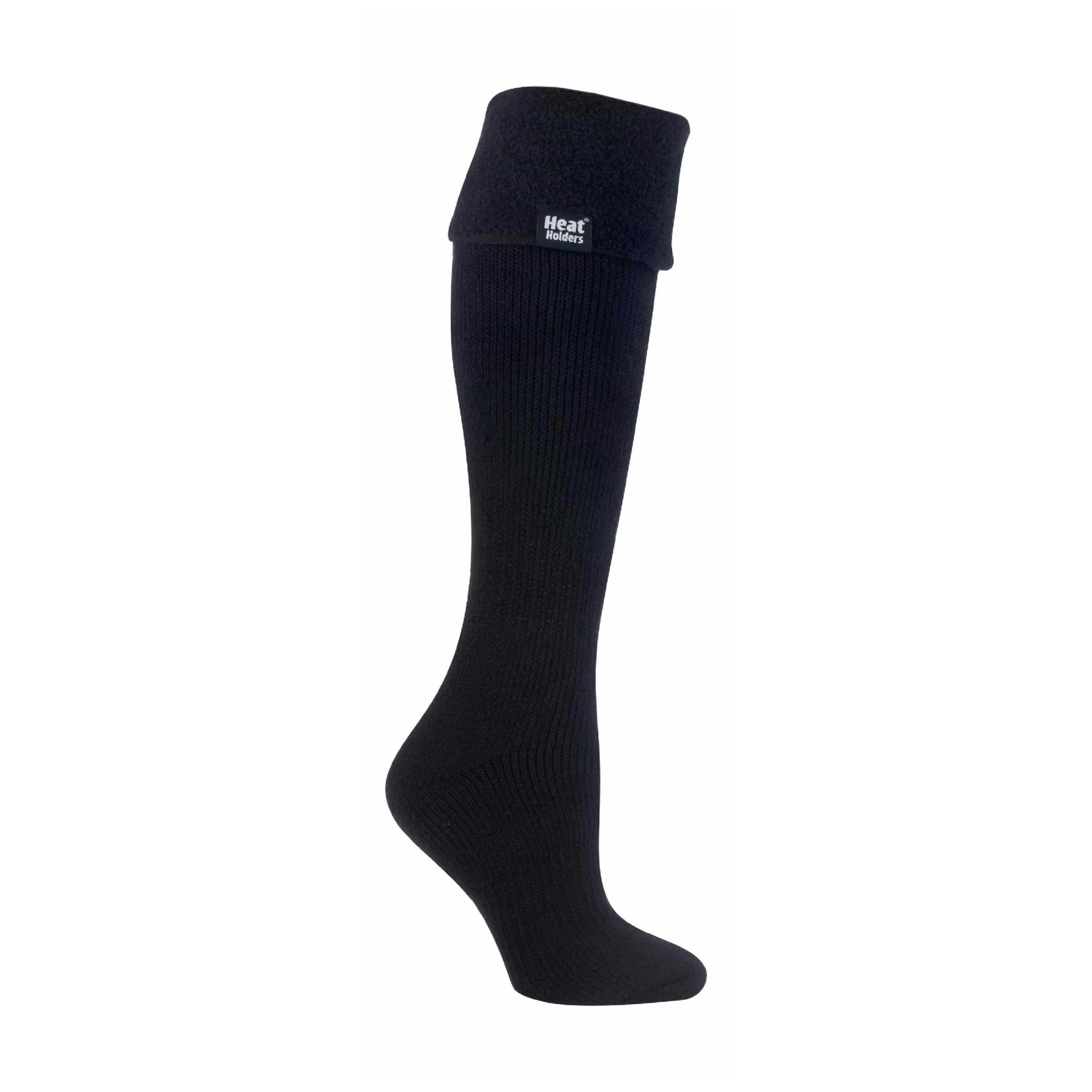 Ladies Thick Extra Long Knee High Thermal Wellington Boot Socks , view 1 of 4