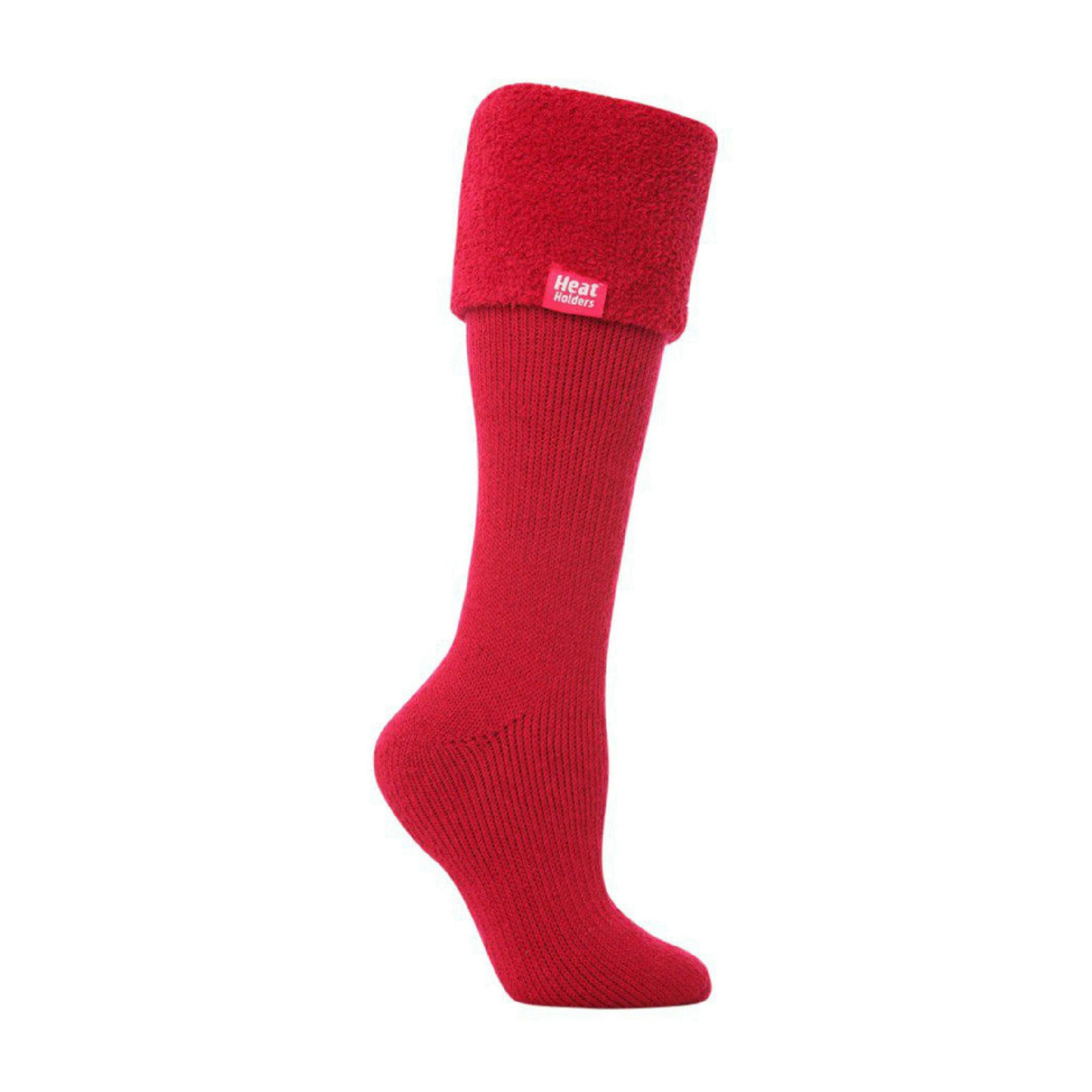Ladies Thick Extra Long Knee High Thermal Wellington Boot Socks , view 1 of 4
