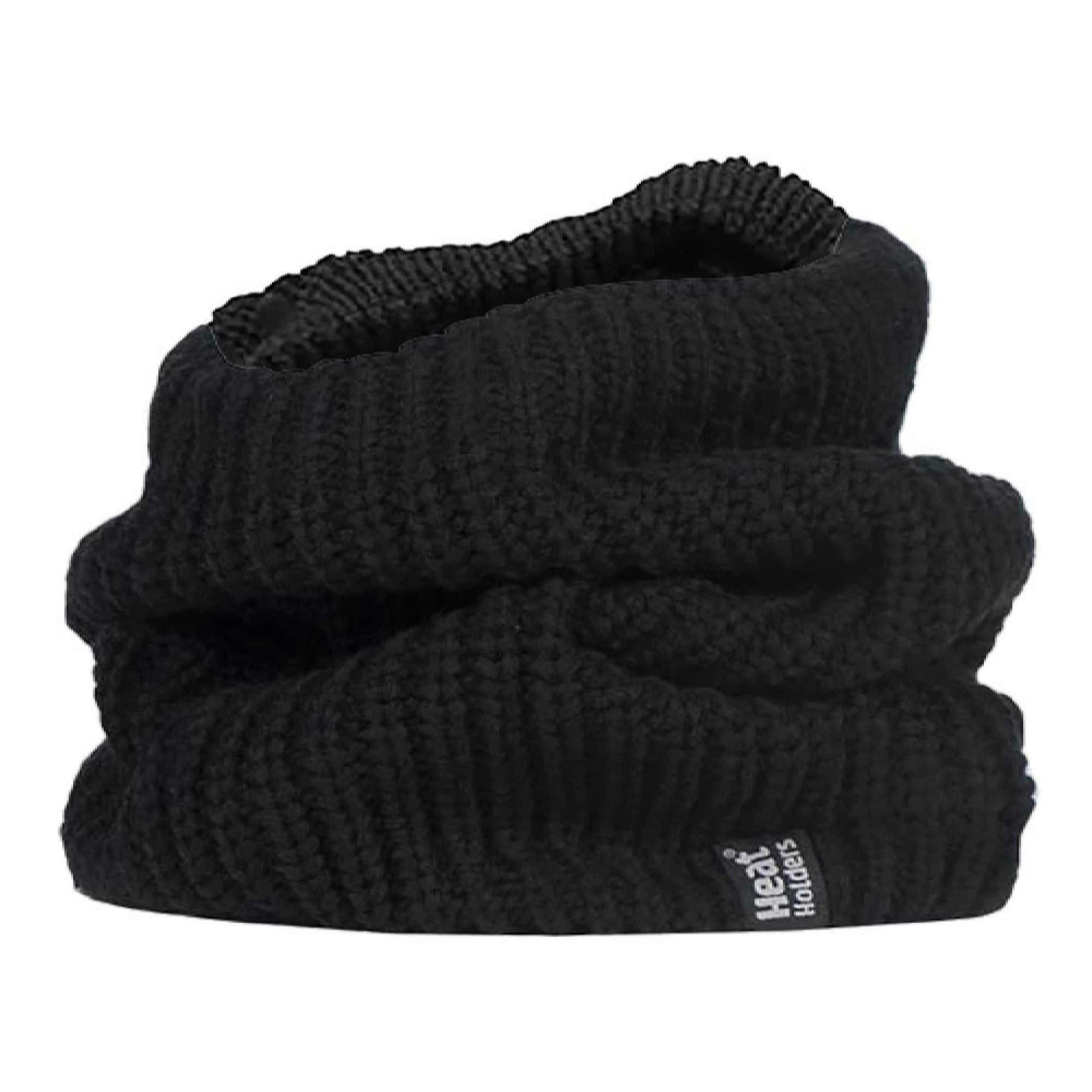 Mens Winter Warm Fleece Lined Chunky Knit Thermal Neck Warmer , view 1 of 5