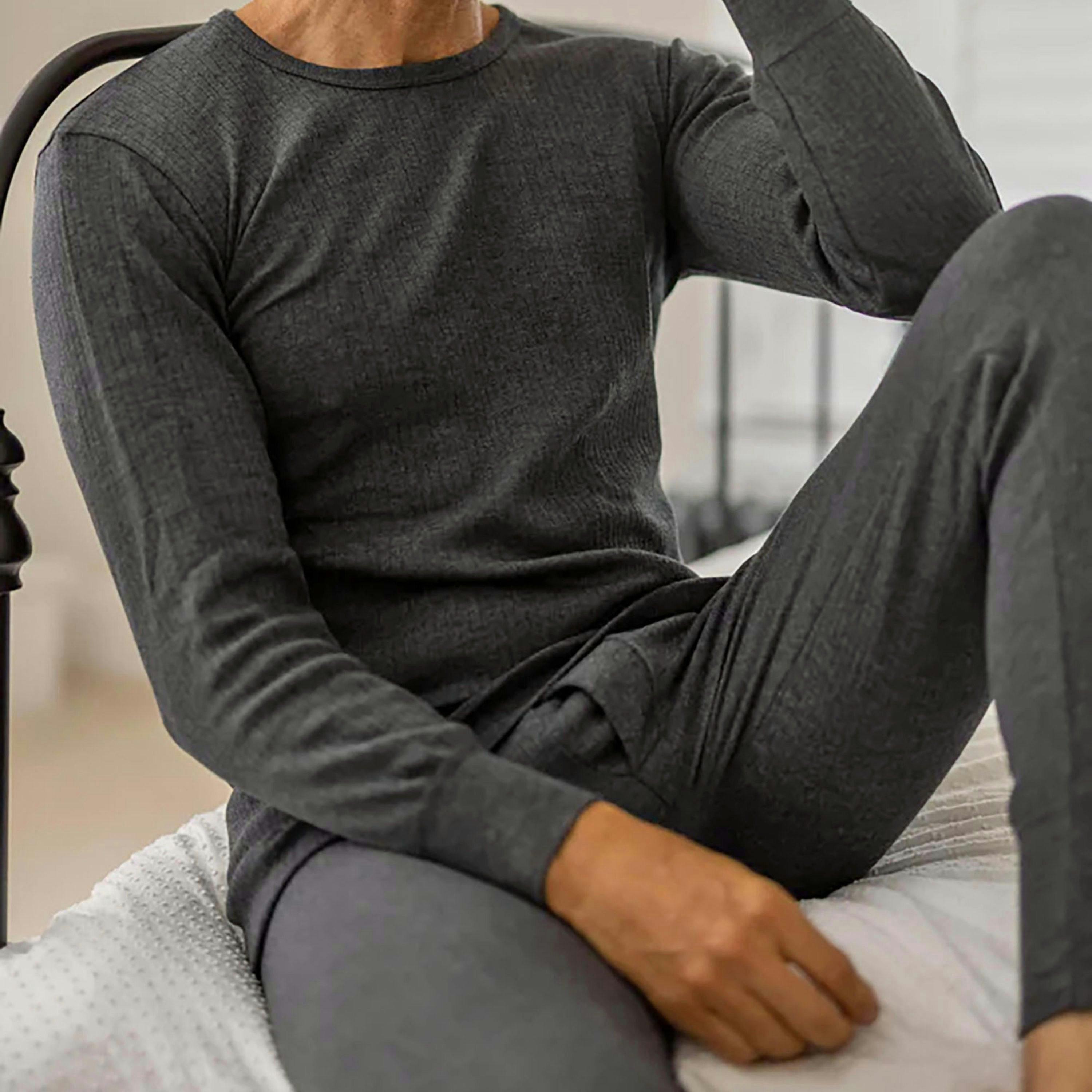 Mens Cotton Thermal Underwear Bottoms Long Johns , view 3 of 5
