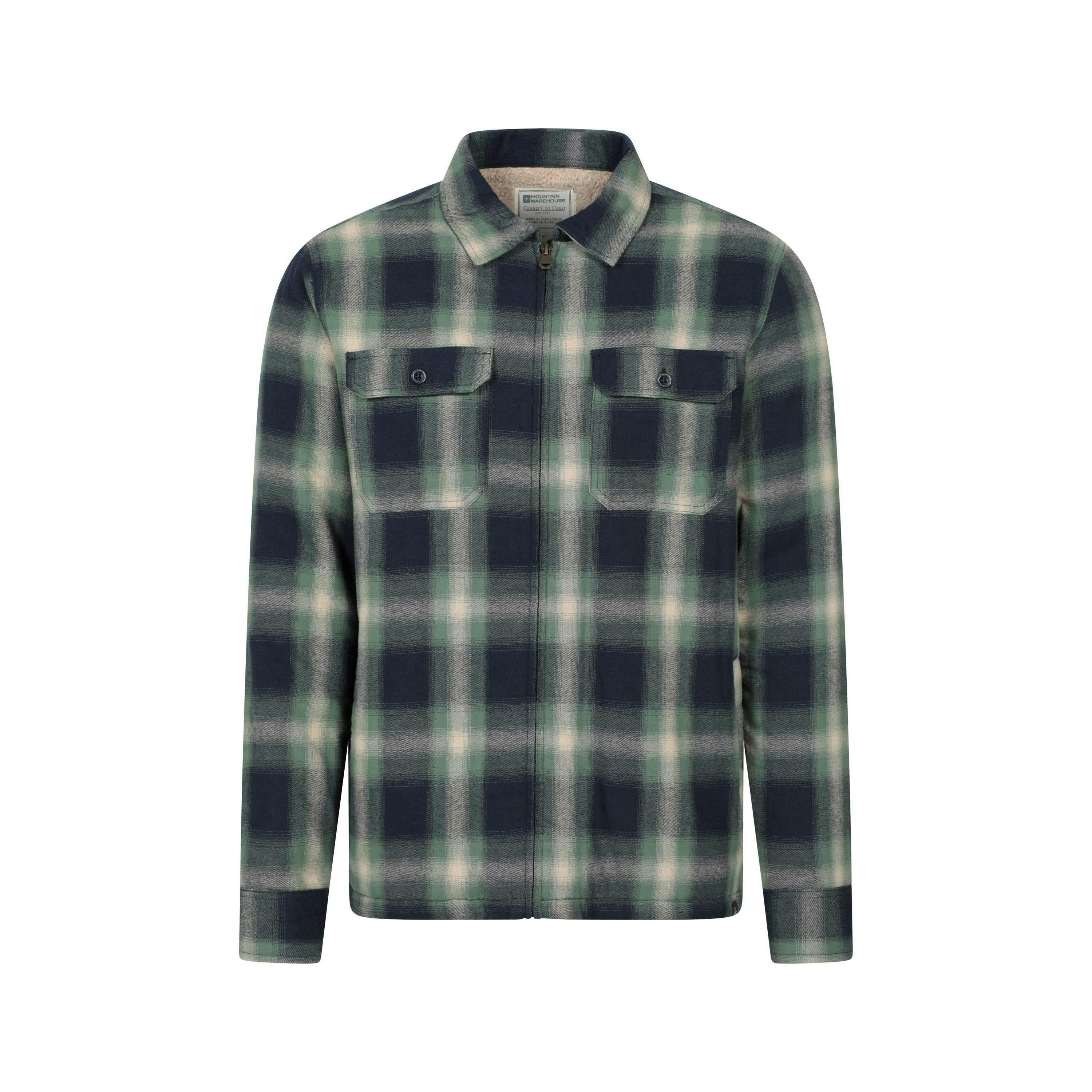 Mountain Warehouse Mens Stream II Flannel Lined Shirt , view 1 of 1
