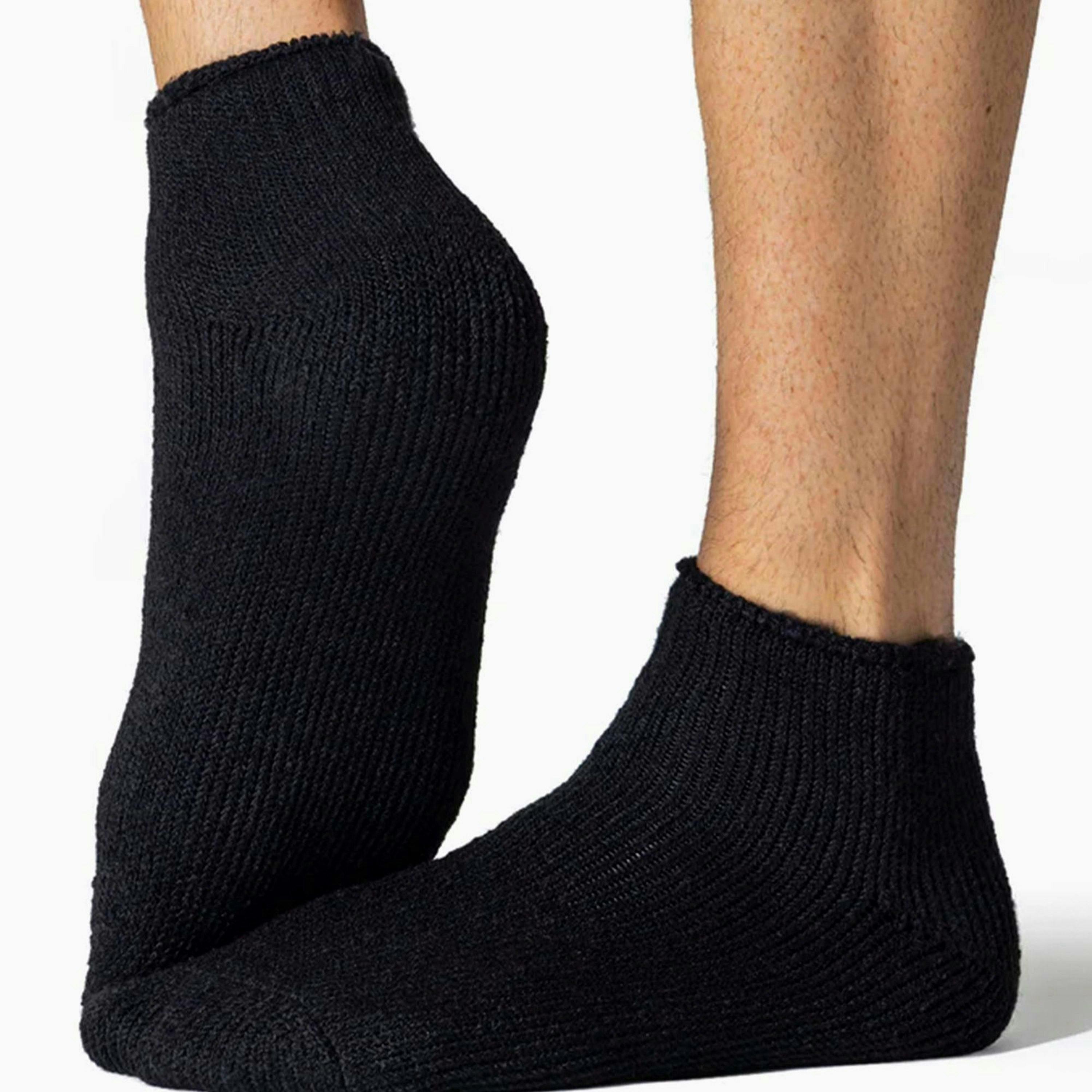 1 Pack Mens Low Cut Thermal Trainer Socks , view 4 of 5