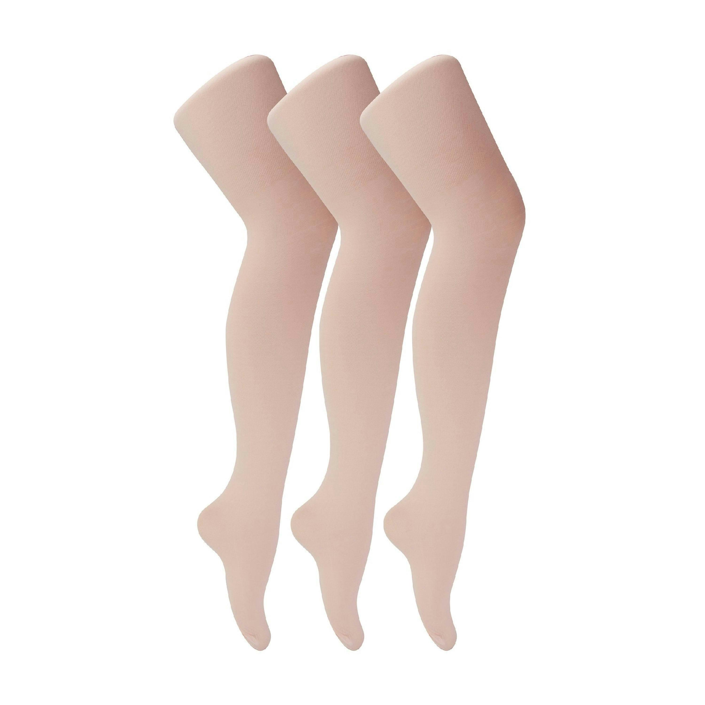 3 Pack Girls 70 Denier Soft Nylon Ballet Tights , view 1 of 4