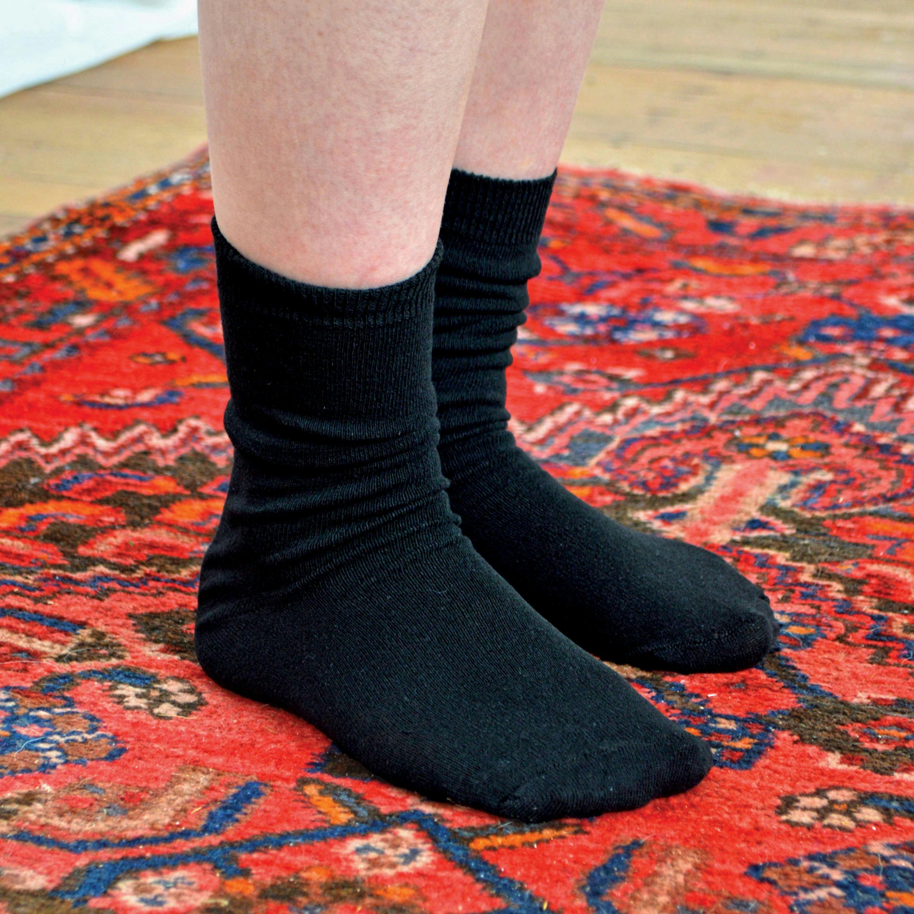 12 Pair Kids Breathable Bamboo Plain Socks for School , view 5 of 5