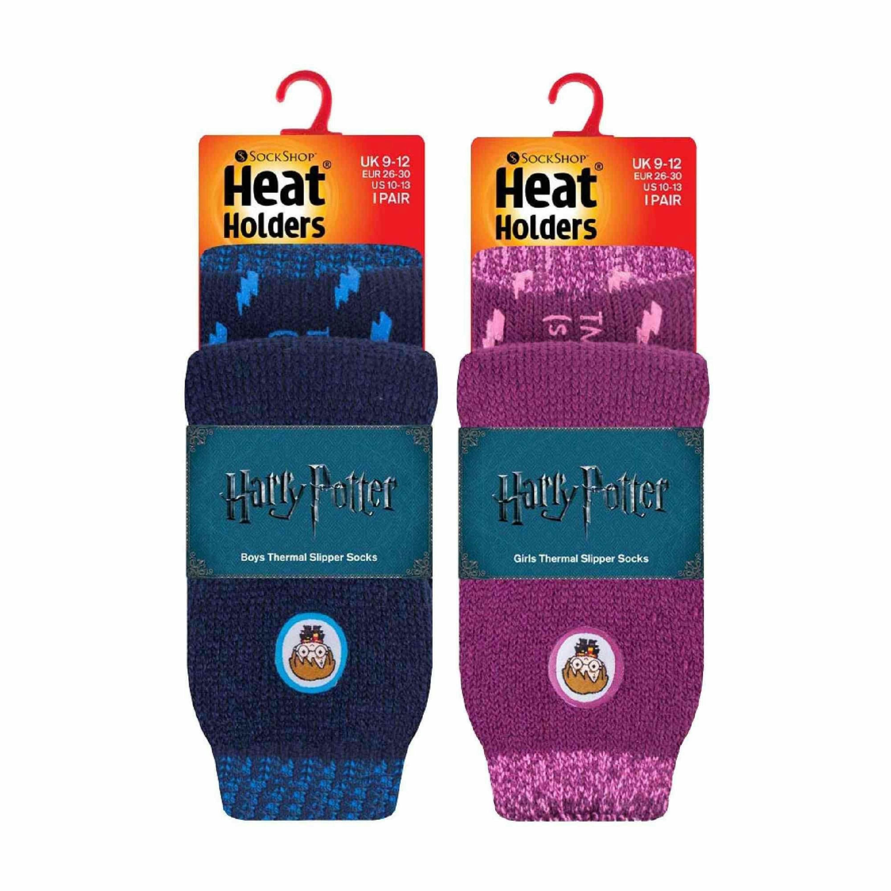 2 Pack Kids Harry Potter Socks with Grips, Thermal Non Slip Slipper Socks , view 2 of 5
