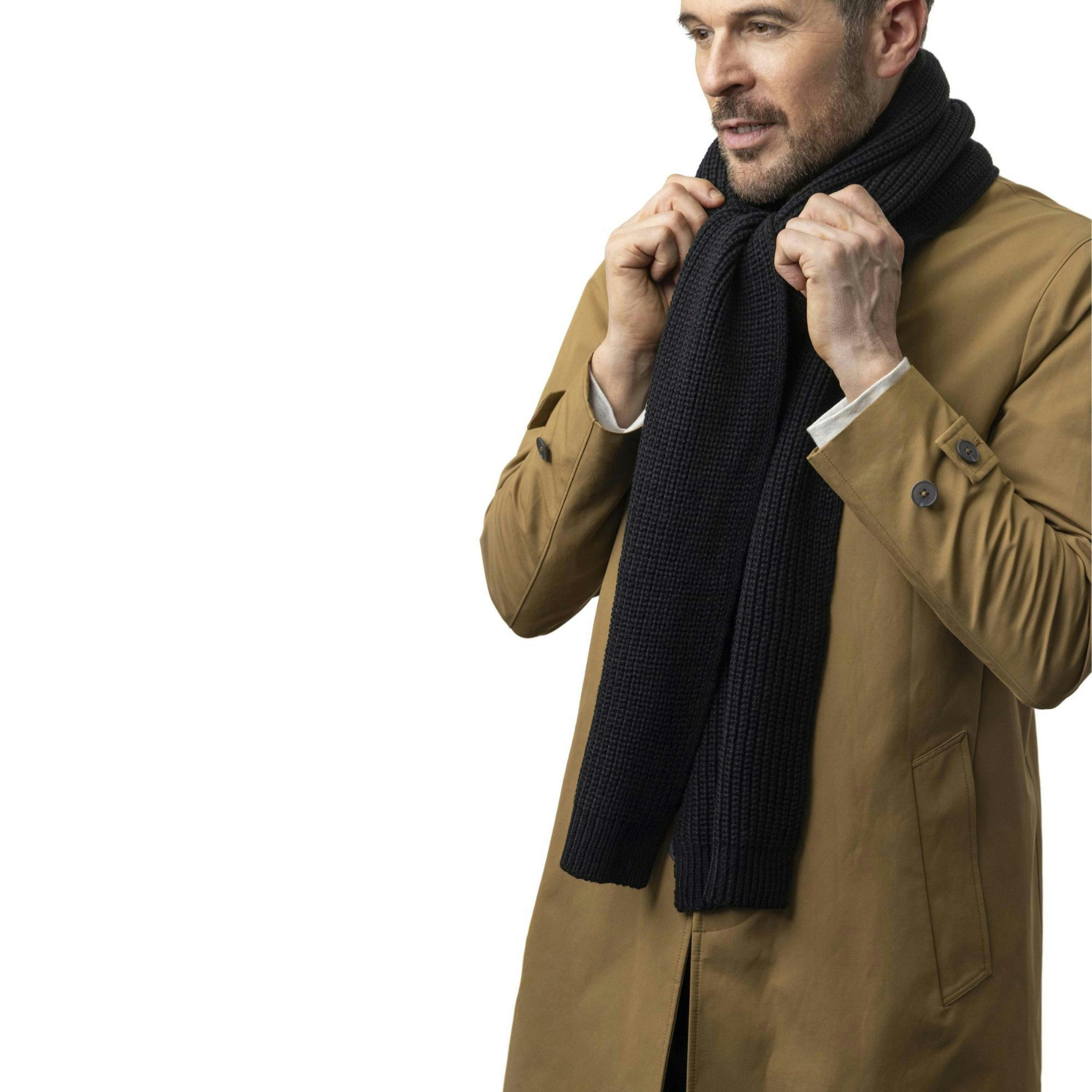 Mens Windproof Fleece Thermal Winter Scarf for Cold Weather , view 5 of 5