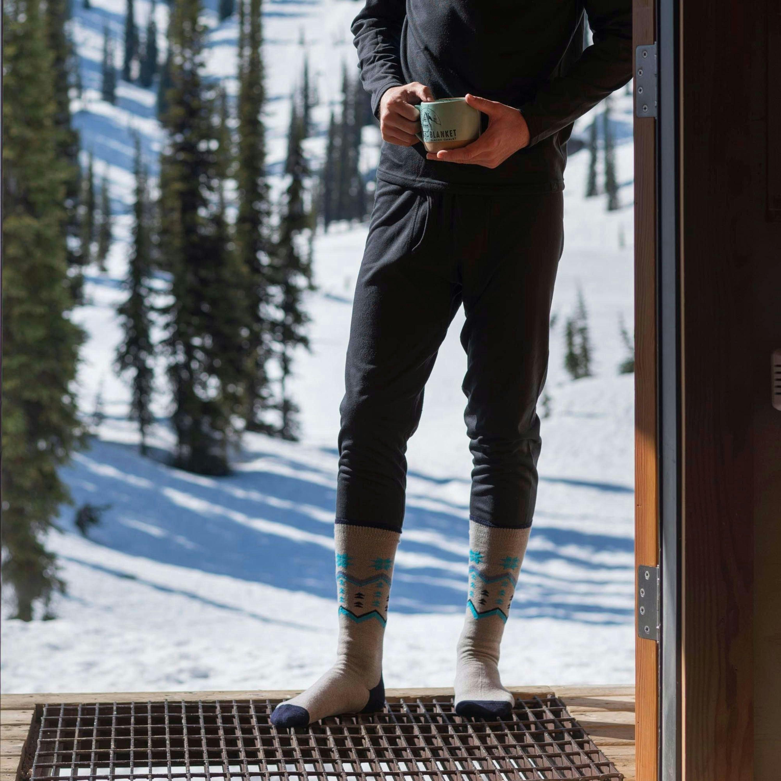 3 Pair Multipack Ultra Lightweight Mens Thermal Ski Socks , view 3 of 5