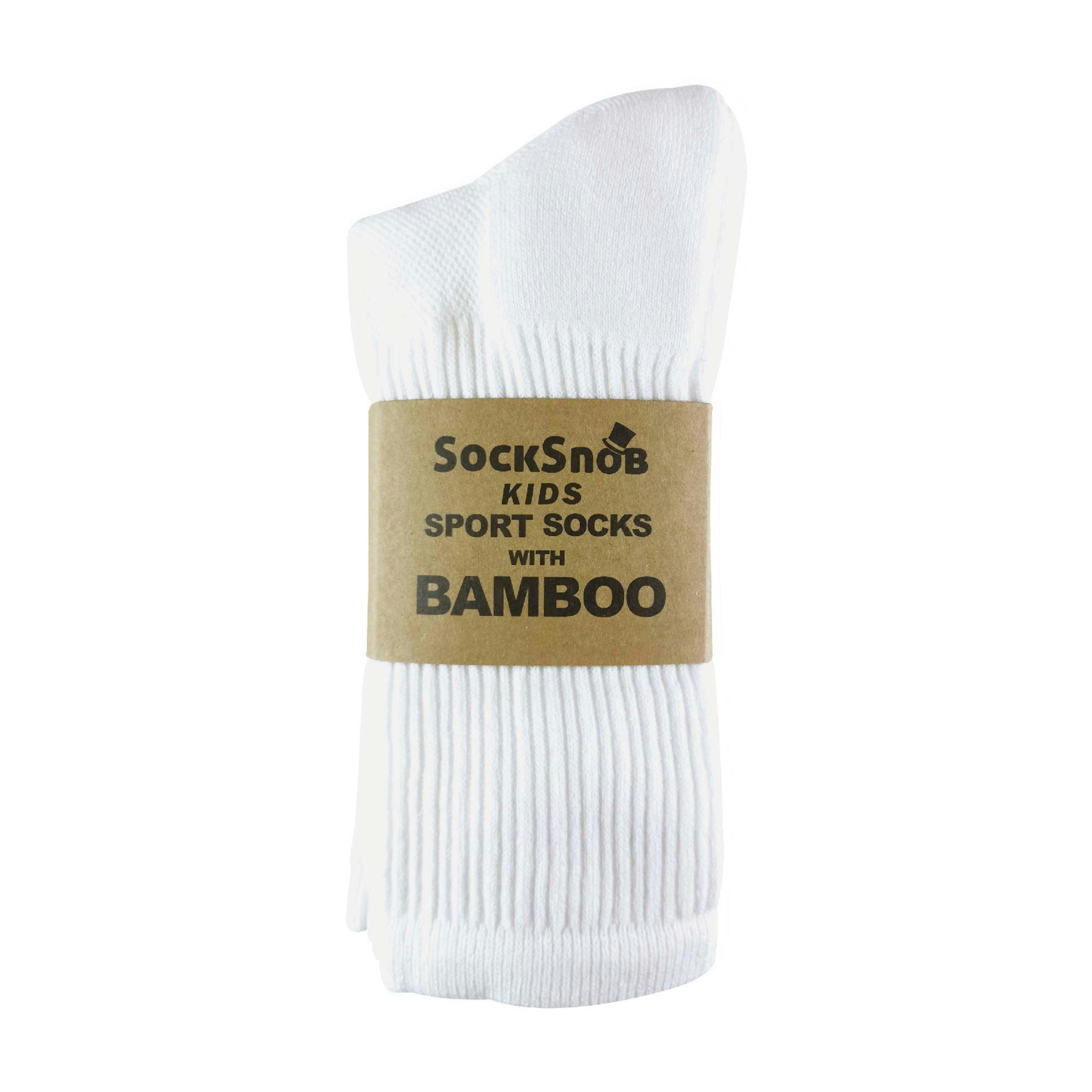 12 Pack Kids Soft Breathable Bamboo Sport Crew Socks , view 2 of 5