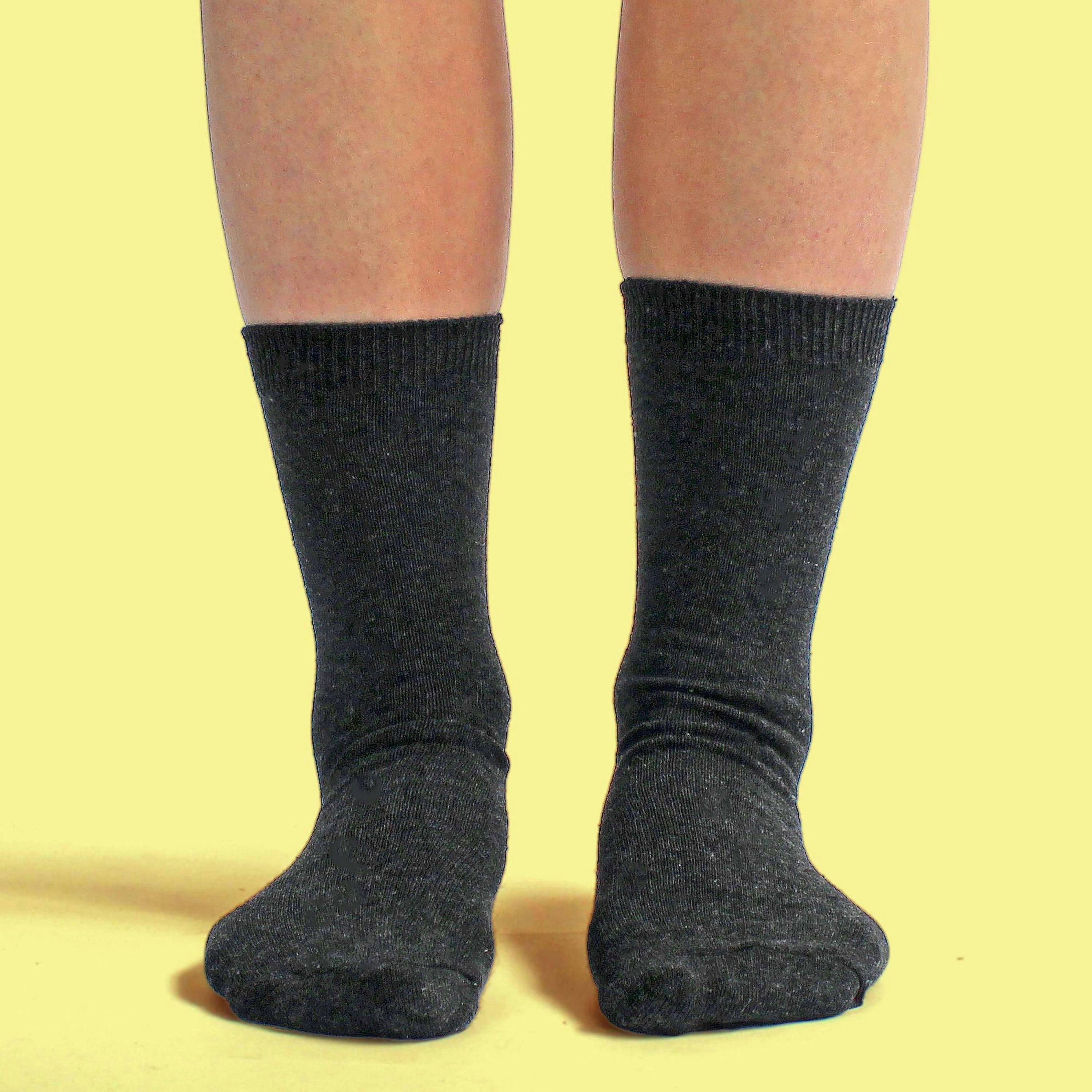 12 Pair Plain Kids School Soft Breathable Cotton Rich Socks , view 5 of 5
