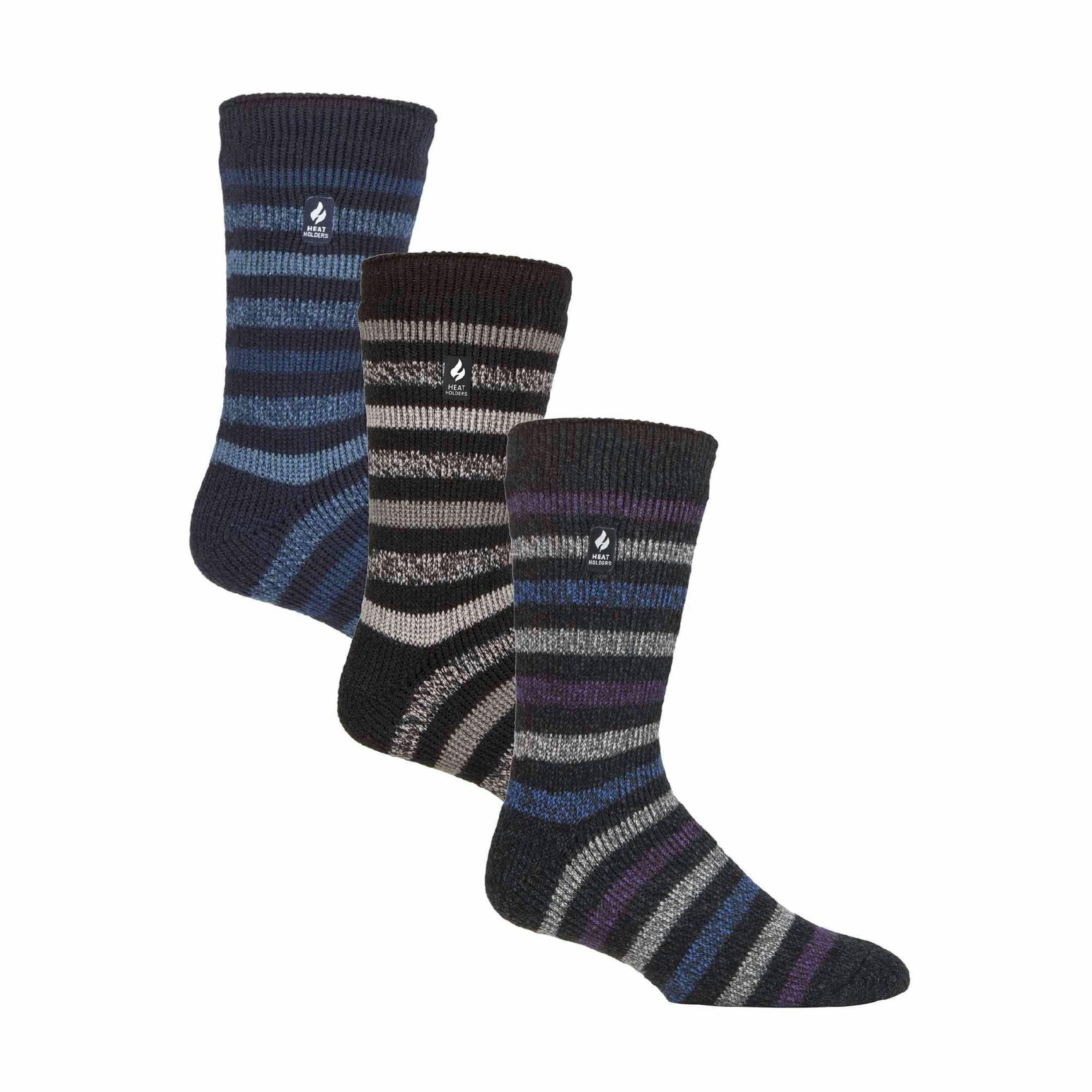 3 Pack Mens Insulated Thermal Socks for Winter , view 1 of 5