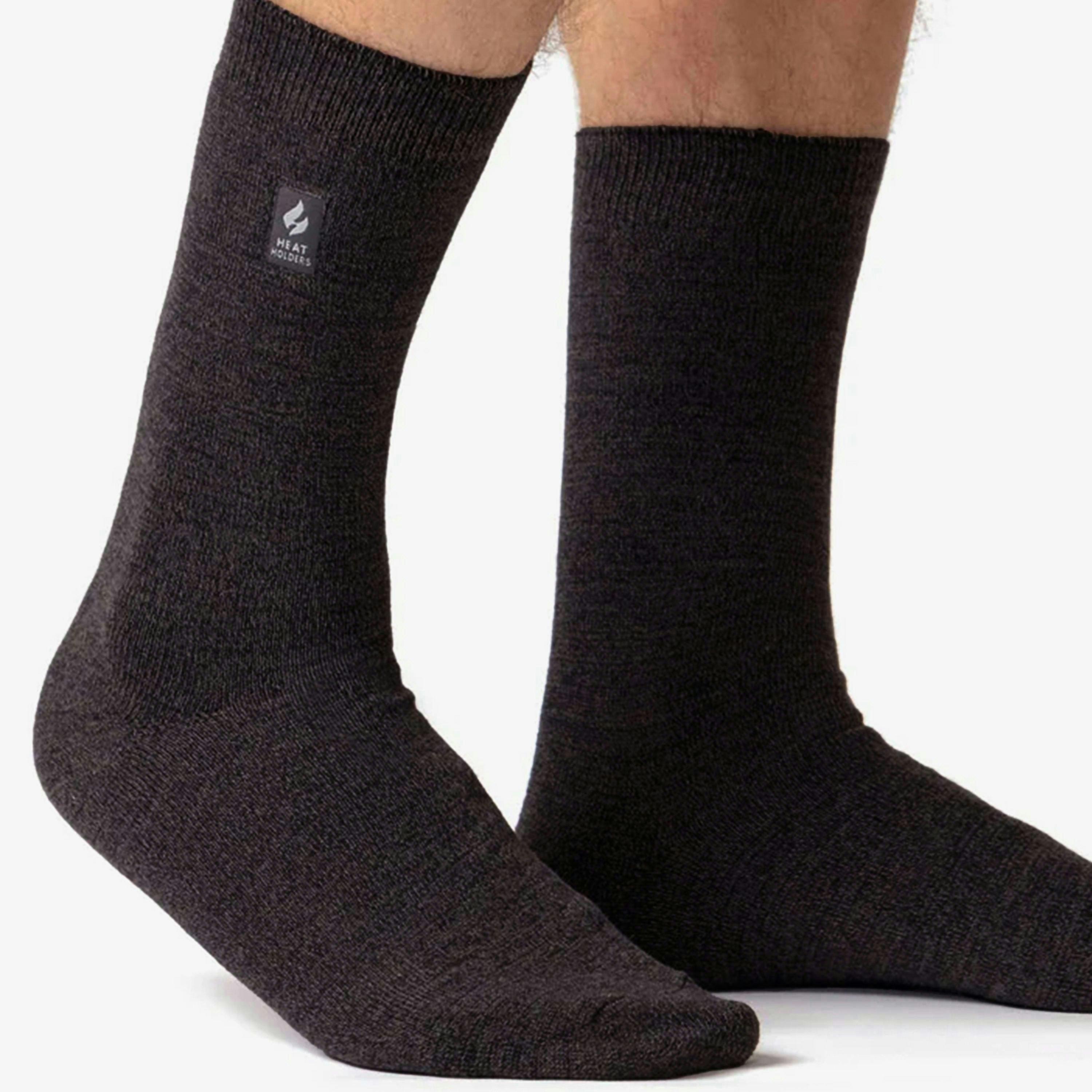 4 Pair Mens Ultra Lite Extra Thin 1.0 TOG Casual Thermal Socks , view 3 of 5