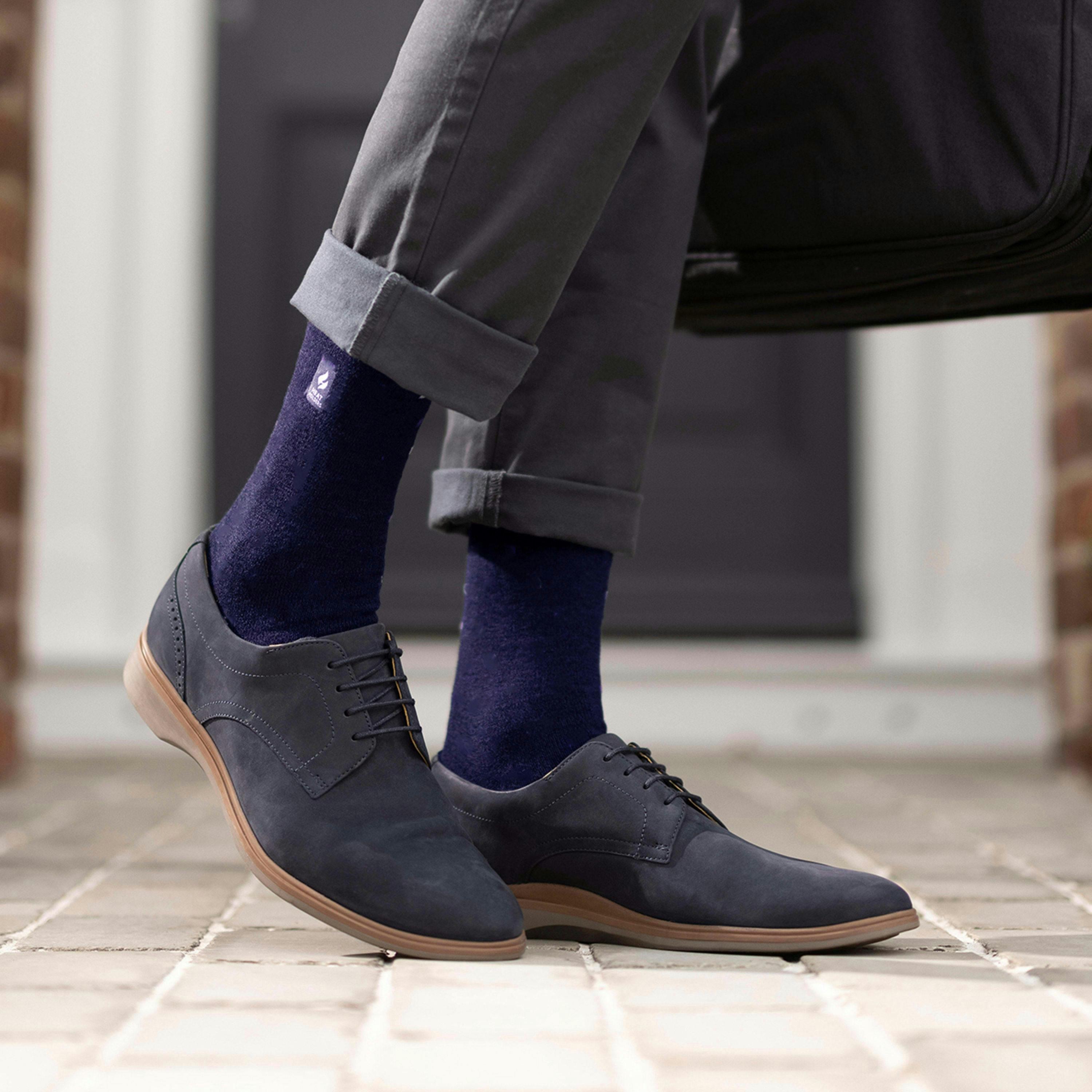4 Pair Mens Ultra Lite Extra Thin 1.0 TOG Casual Thermal Socks , view 5 of 5