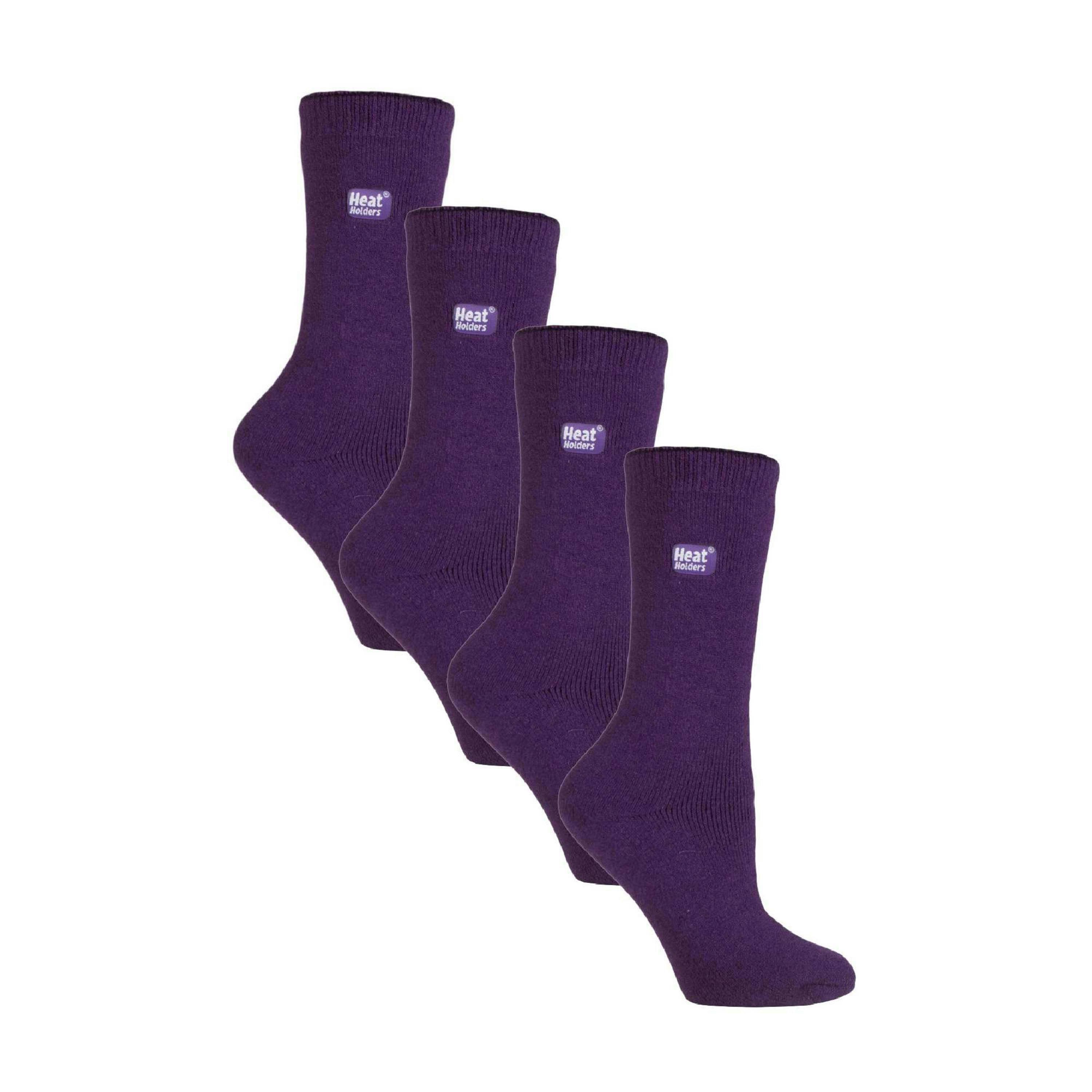 4 Pairs Ladies Ultra Lite Extra Thin 1.0 TOG Casual Thermal Socks , view 1 of 5