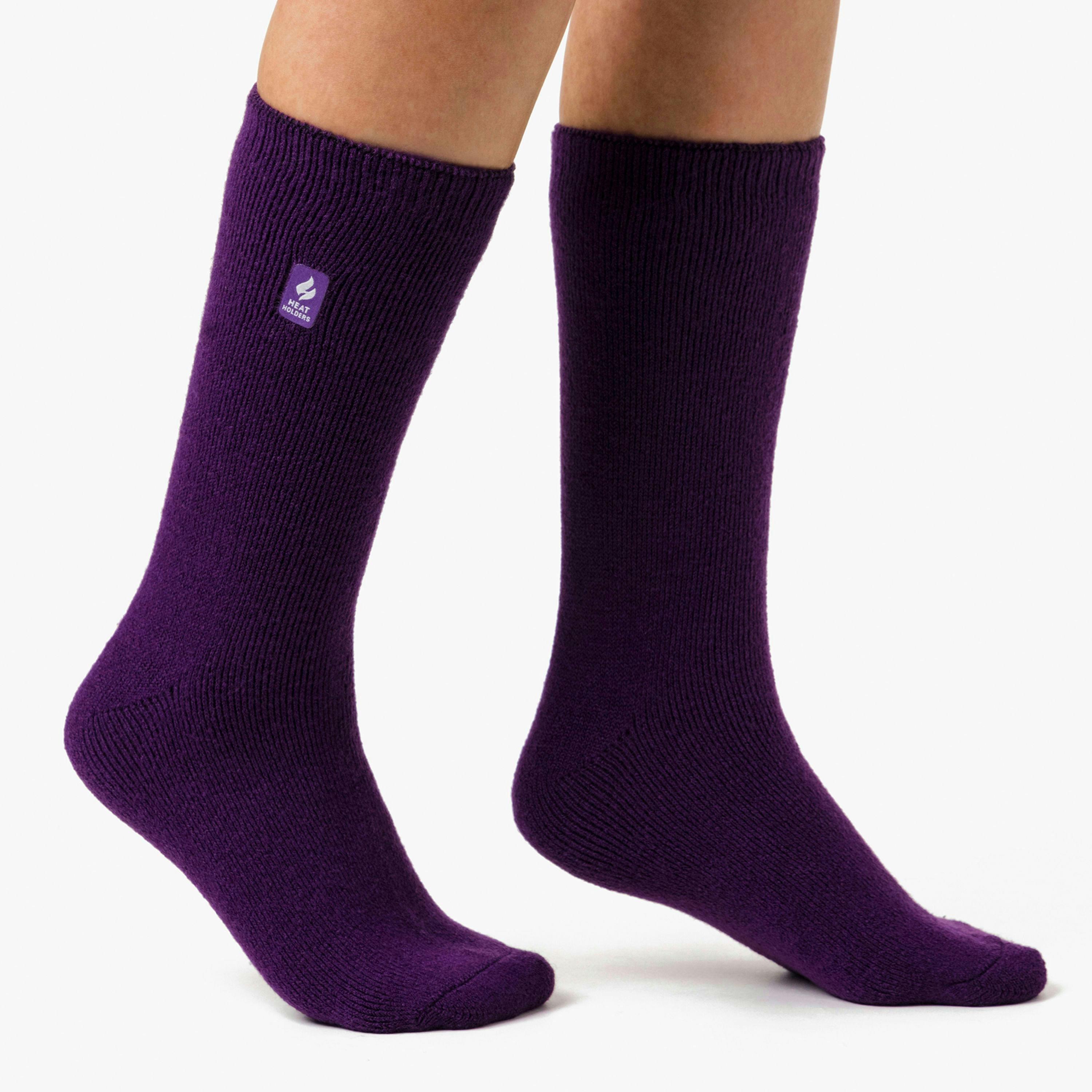 4 Pairs Ladies Ultra Lite Extra Thin 1.0 TOG Casual Thermal Socks , view 4 of 5