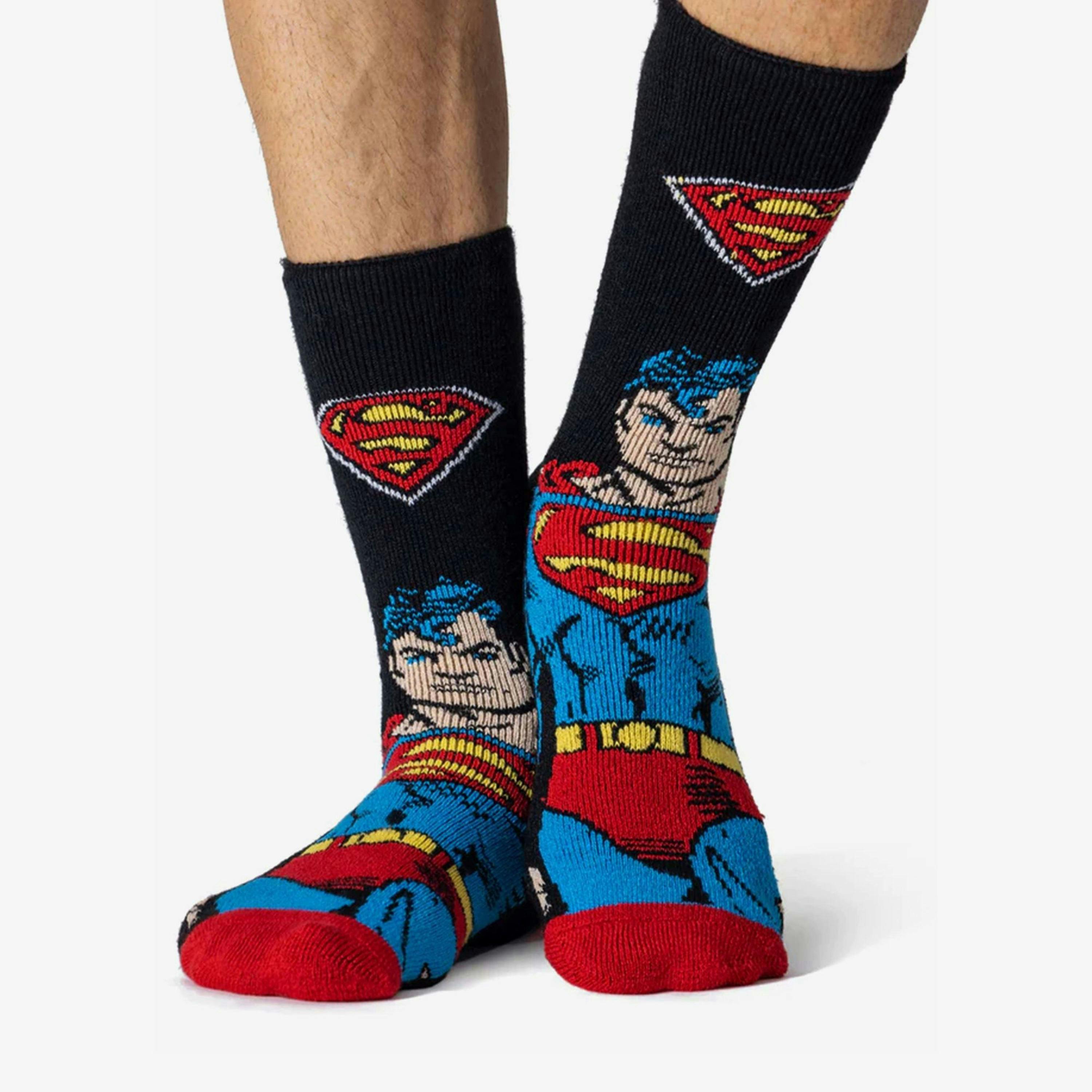 Mens Superman Novelty Lightweight Thermal Socks , view 3 of 3