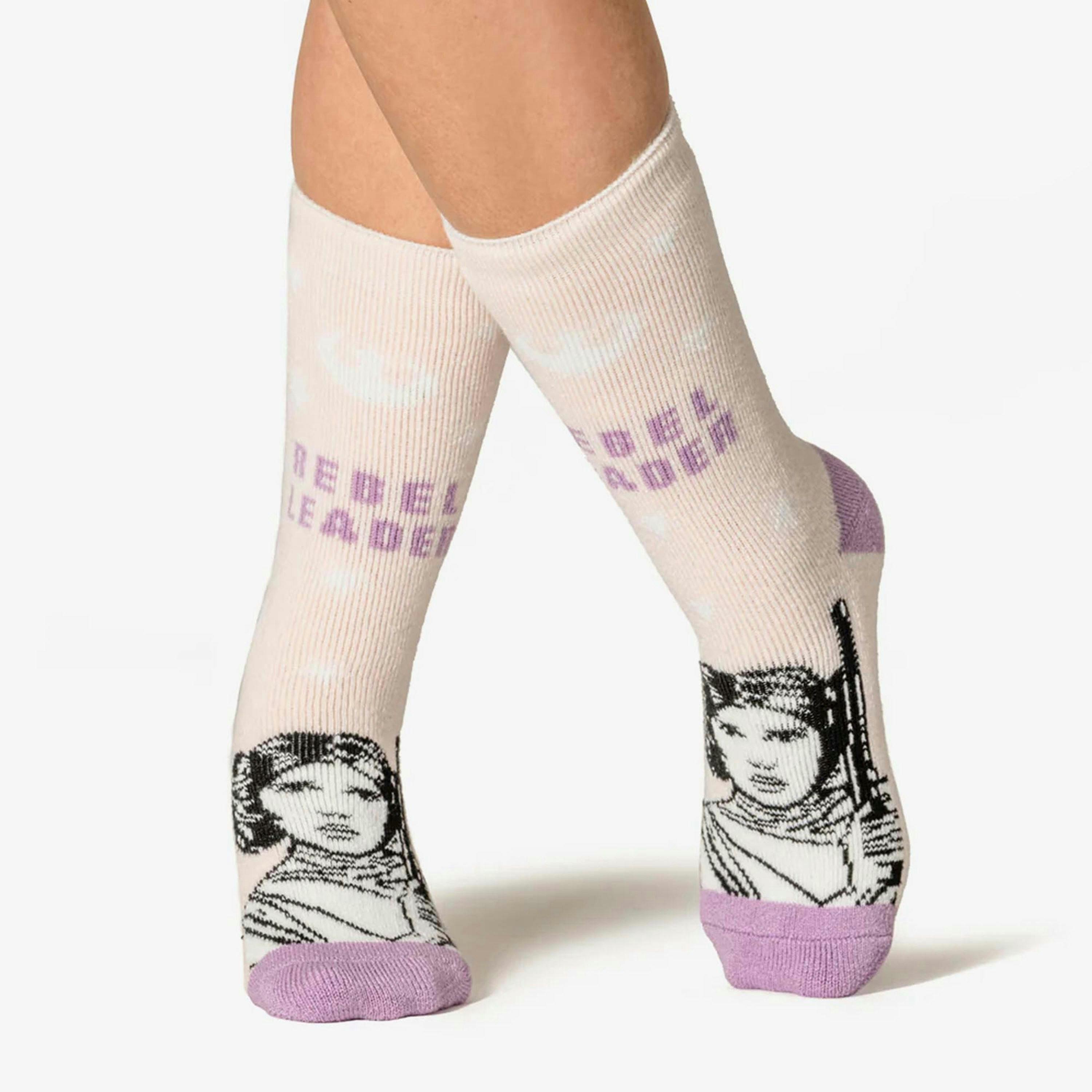 Ladies Princess Leia Novelty Lightweight Thermal Socks , view 3 of 3