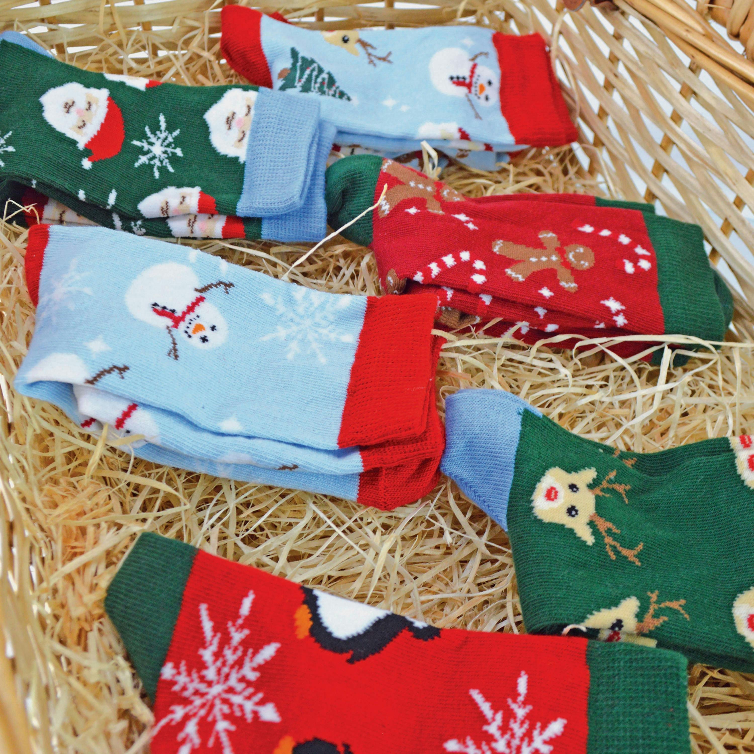 Kids Novelty Festive Christmas Socks , view 5 of 5