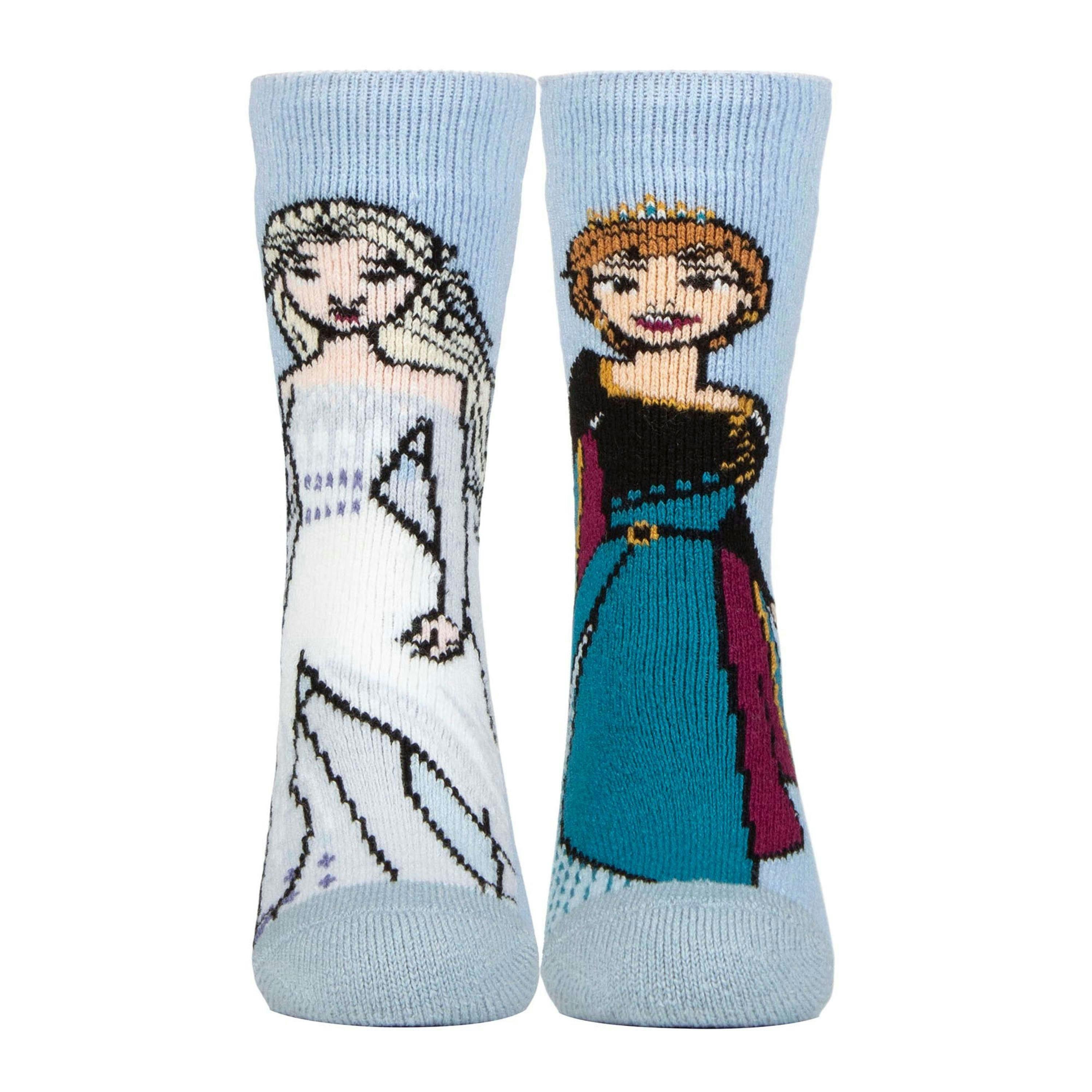 3 Pack Girls Disney Novelty Socks: Thermal Lite Princess Socks , view 4 of 5