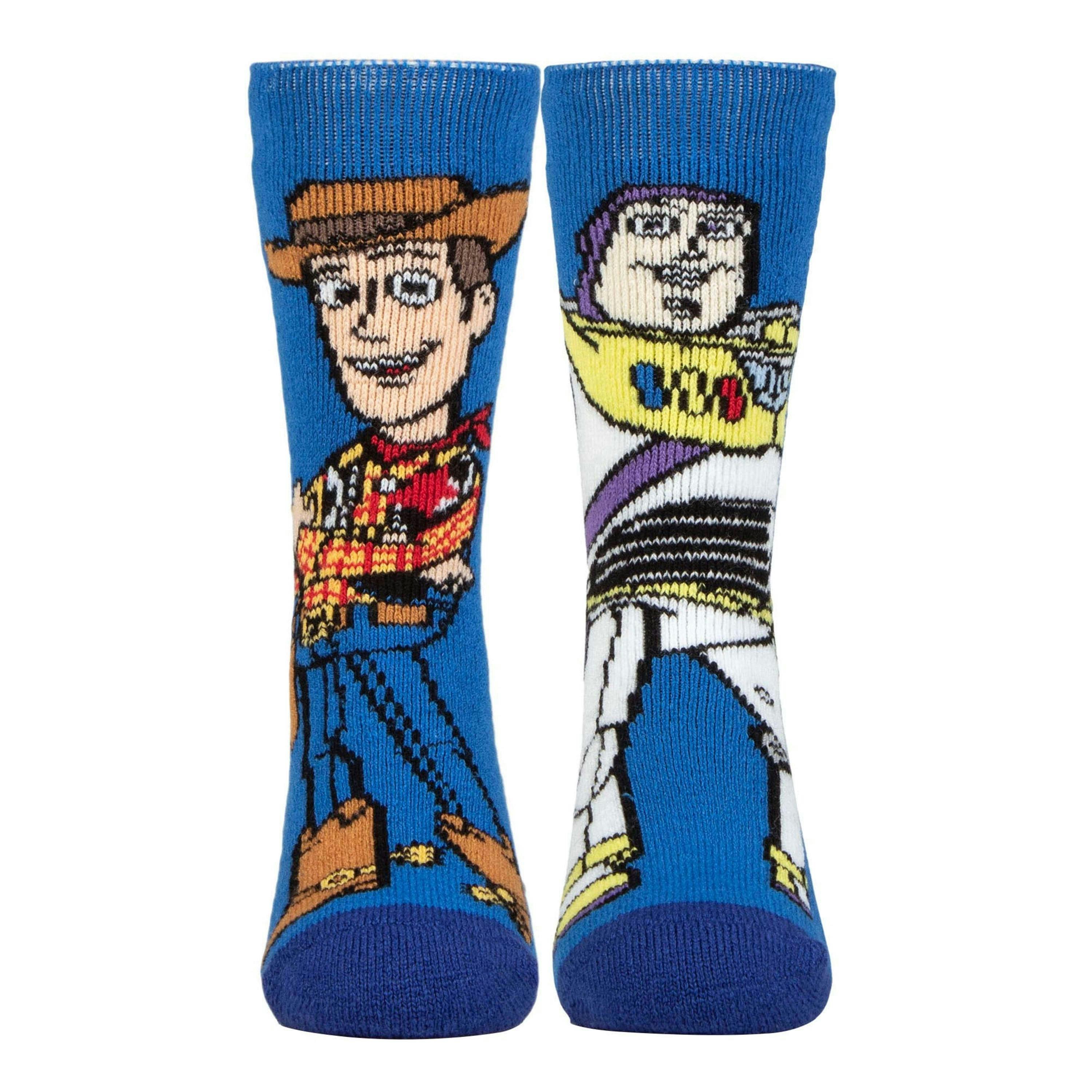 2 Pack Kids Toy Story Socks: Novelty Thermal Warm Woody Disney Socks , view 3 of 4