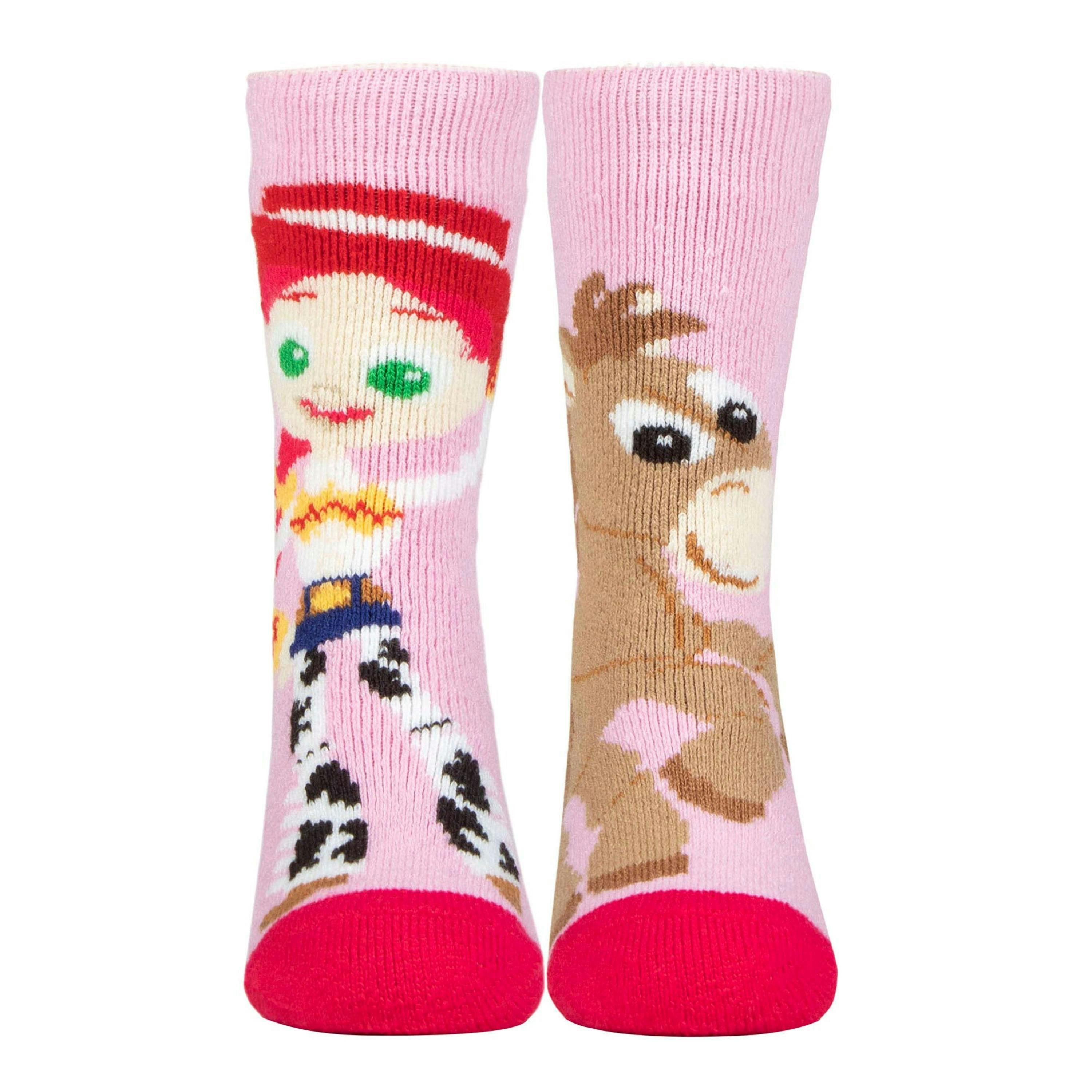 2 Pack Kids Toy Story Socks: Novelty Thermal Warm Woody Disney Socks , view 4 of 4