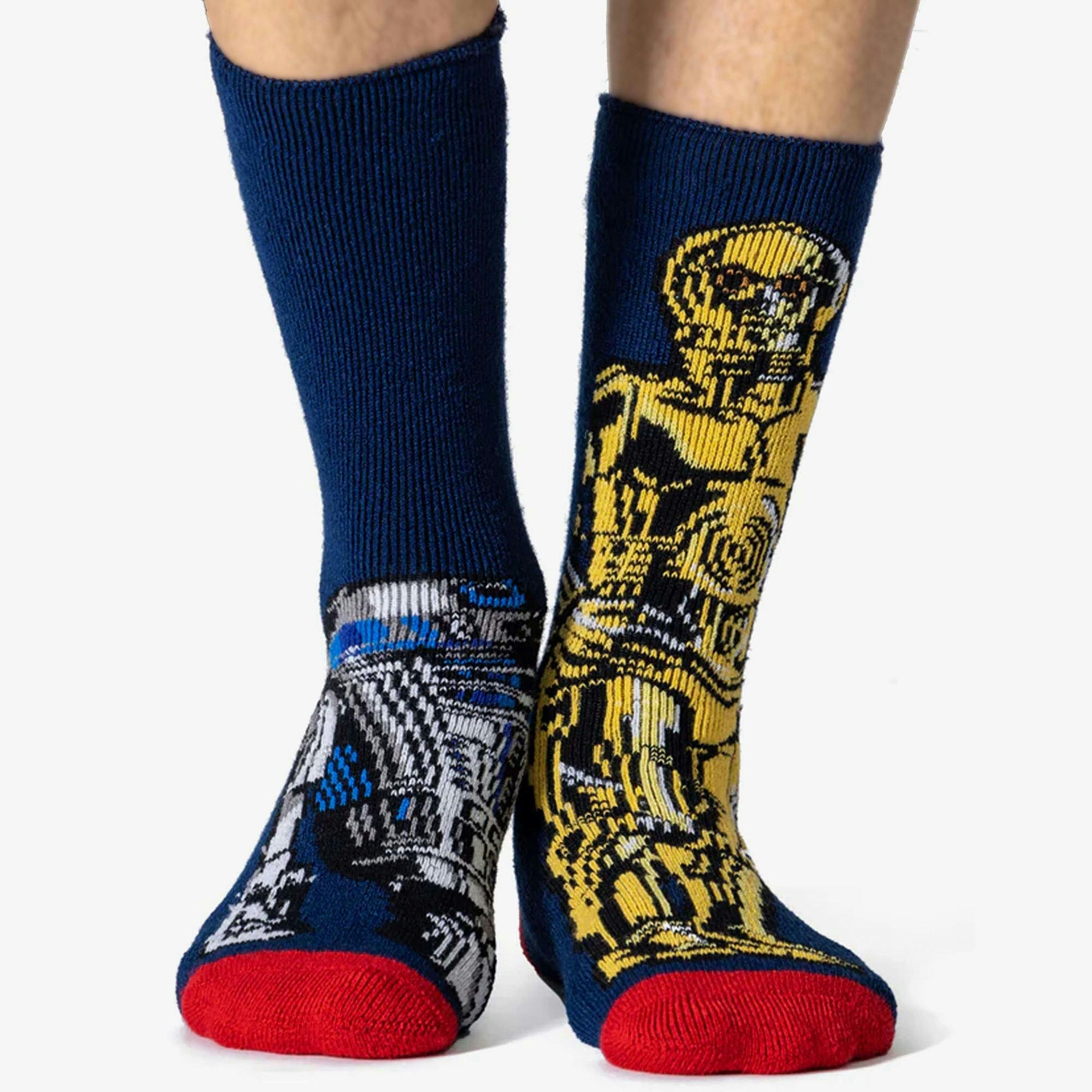 4 Pairs Kids Winter Lite Star Wars Socks: Thermal Fun Novelty Socks , view 3 of 5