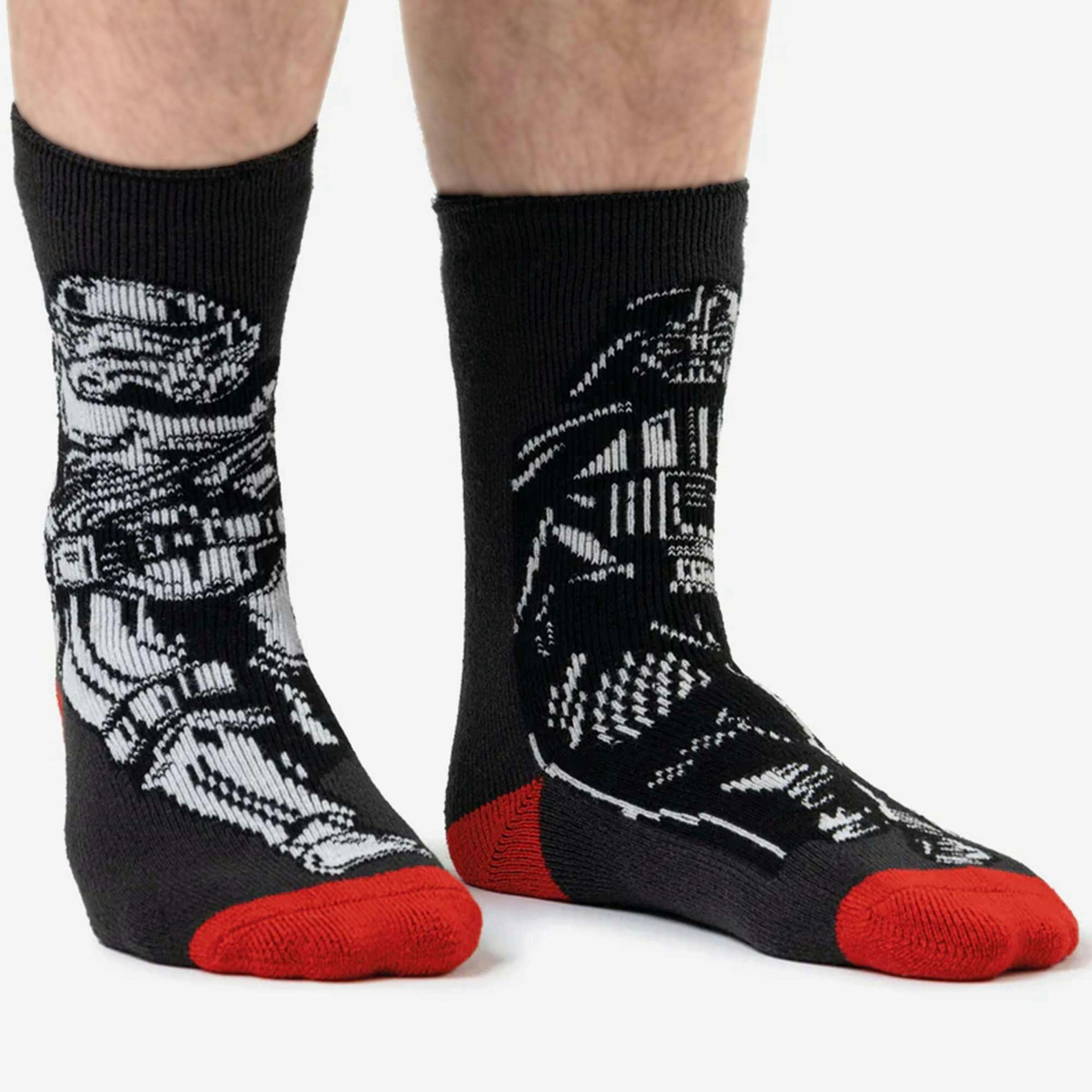 4 Pairs Kids Winter Lite Star Wars Socks: Thermal Fun Novelty Socks , view 4 of 5