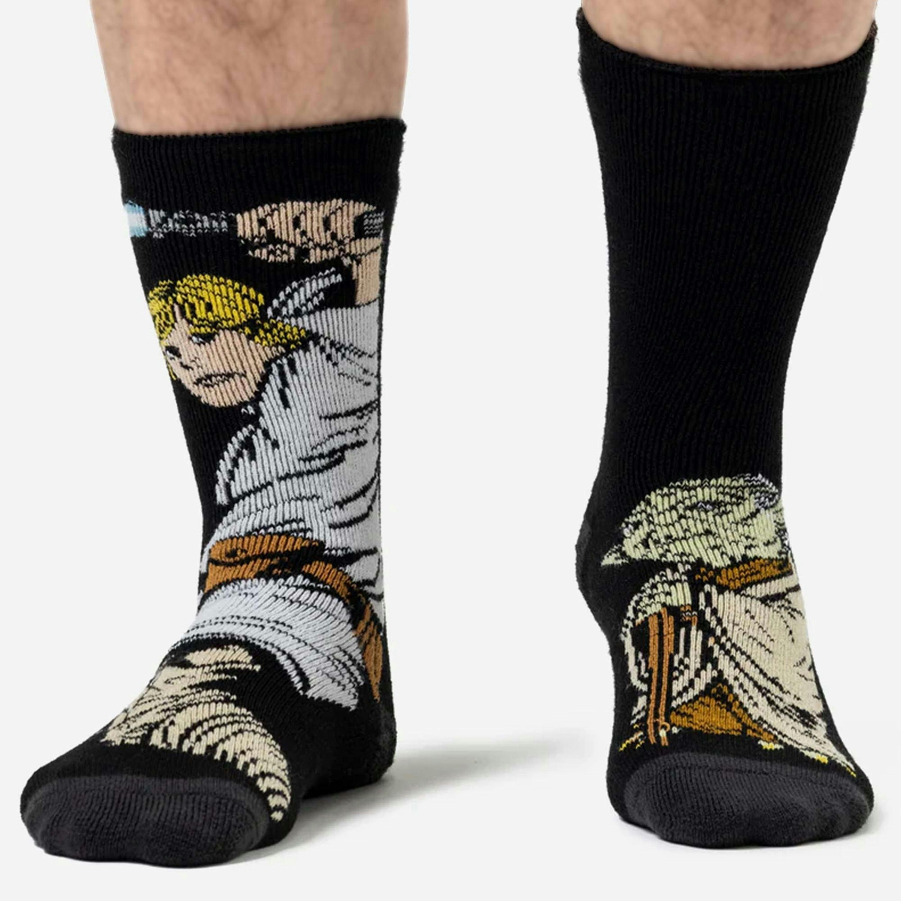 4 Pairs Kids Winter Lite Star Wars Socks: Thermal Fun Novelty Socks , view 5 of 5