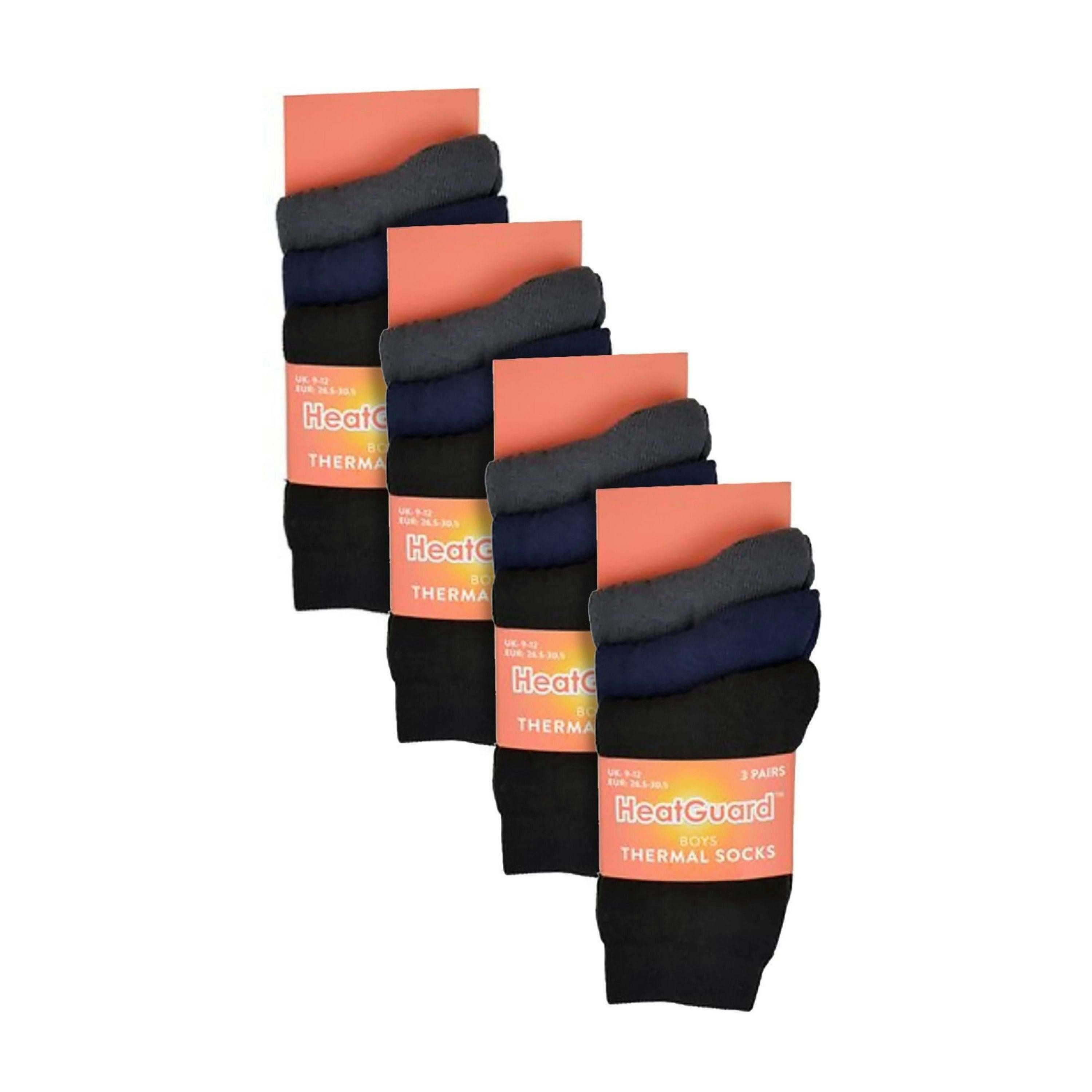 12 Pack Boys & Girls Thick Warm Thermal Winter Socks , view 2 of 3