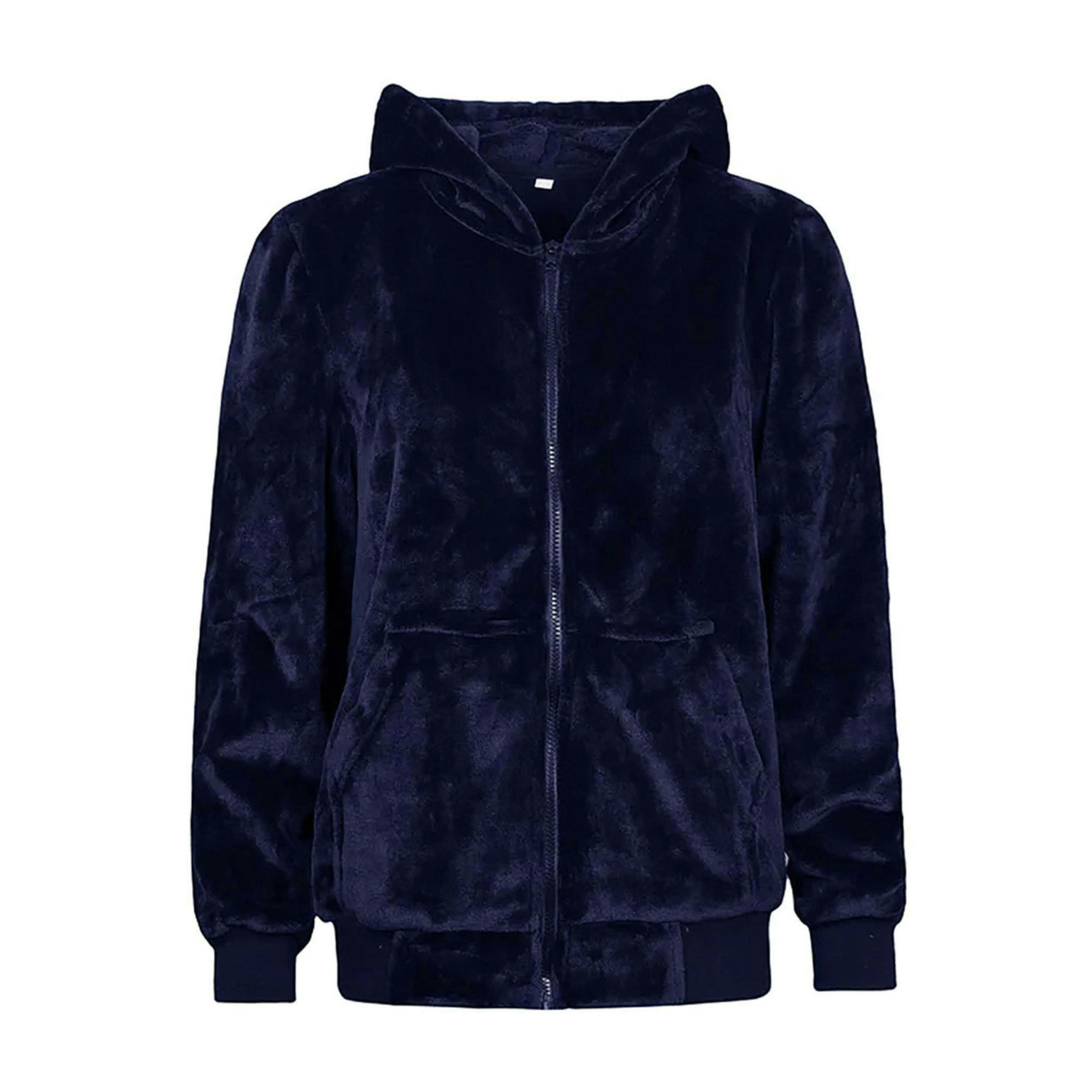 Warm Fleece Snoodie Hoodie for Men - Winter Sweatshirt Blanket Hoodie , view 1 of 4