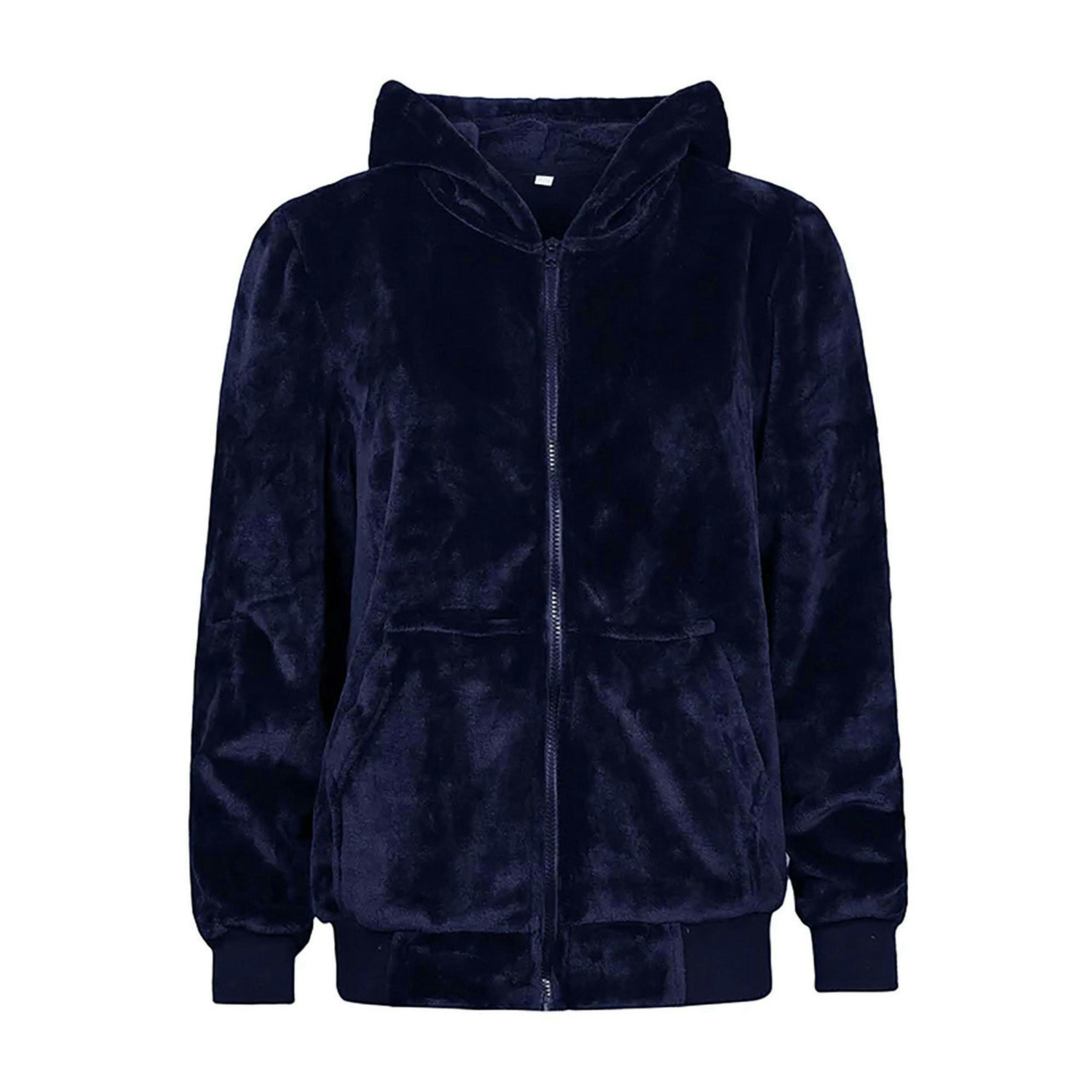 Warm Fleece Snoodie Hoodie for Women - Insulated Winter Sweatshirt Blanket , view 1 of 4