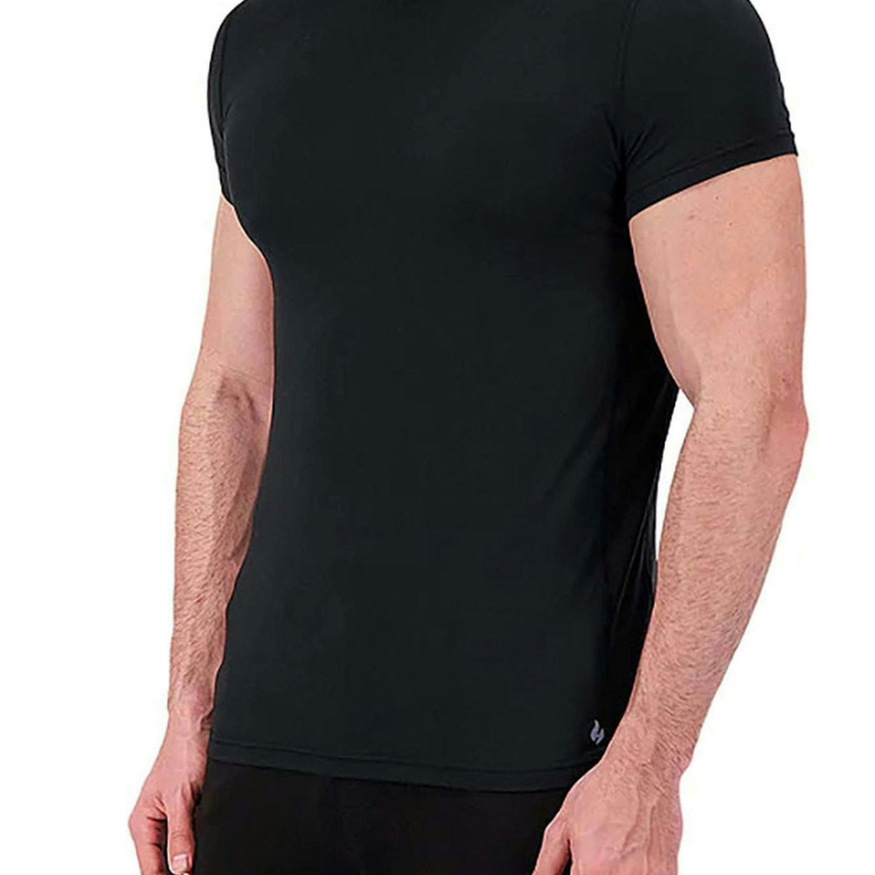 Men's Short Sleeve Thermal T-Shirt for Winter , view 3 of 5