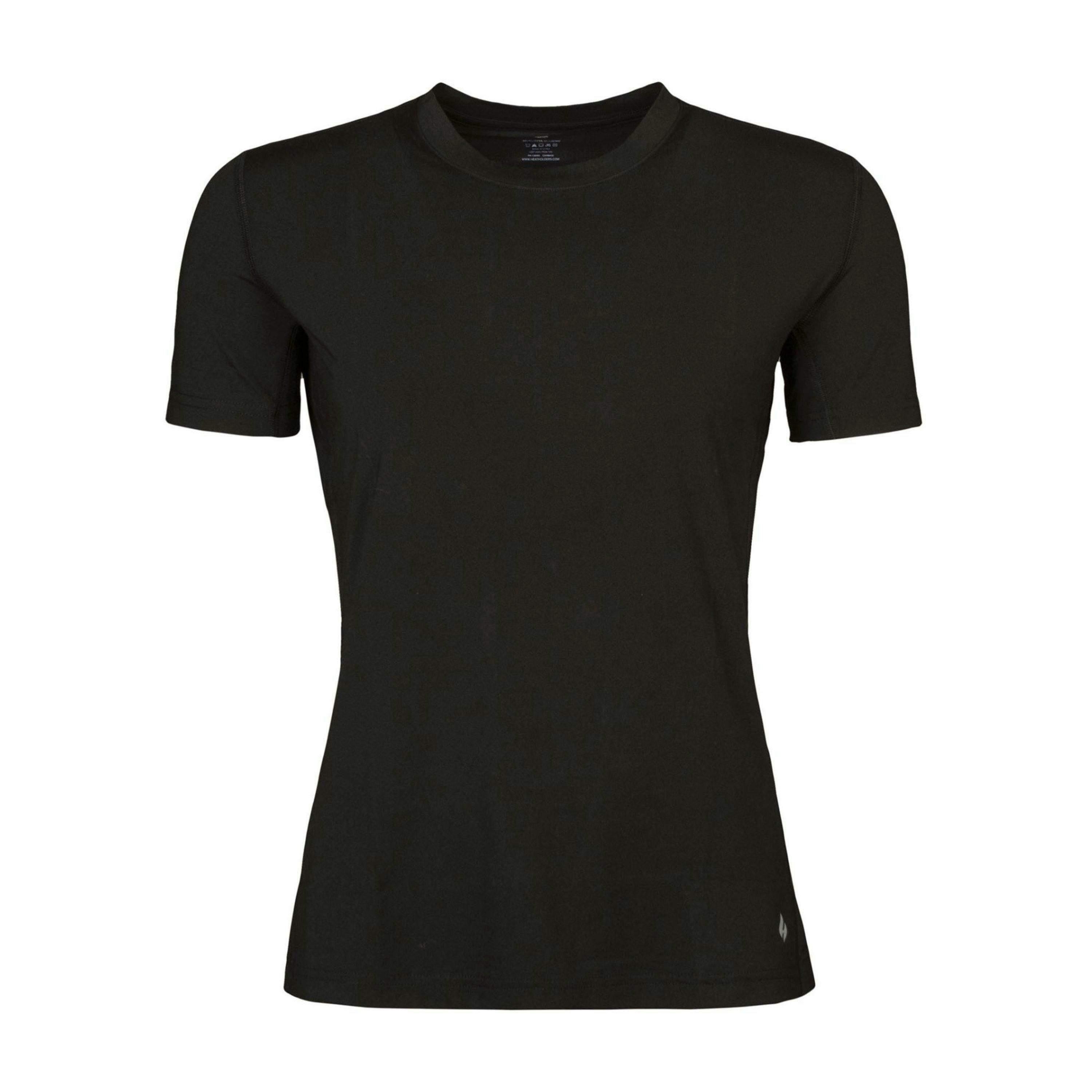 Warm Fleece-Lined Short Sleeve Thermal T-Shirt for Women - Winter Baselayer , view 1 of 5