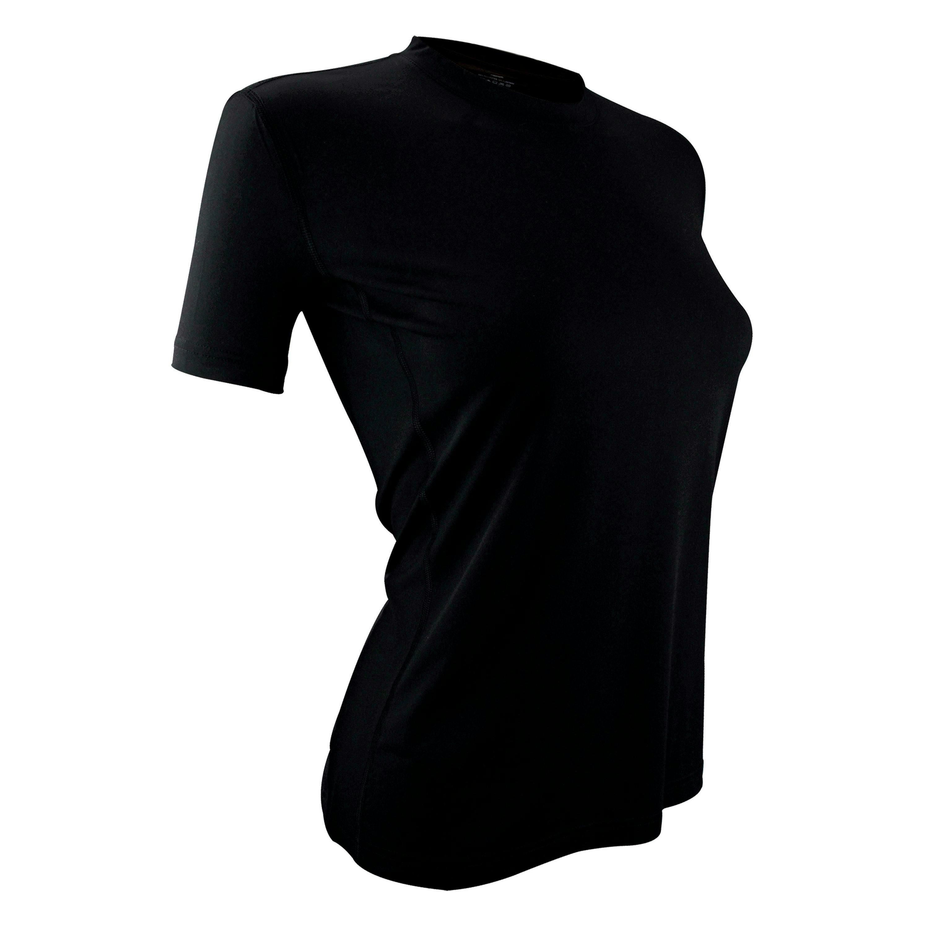 Warm Fleece-Lined Short Sleeve Thermal T-Shirt for Women - Winter Baselayer , view 2 of 5