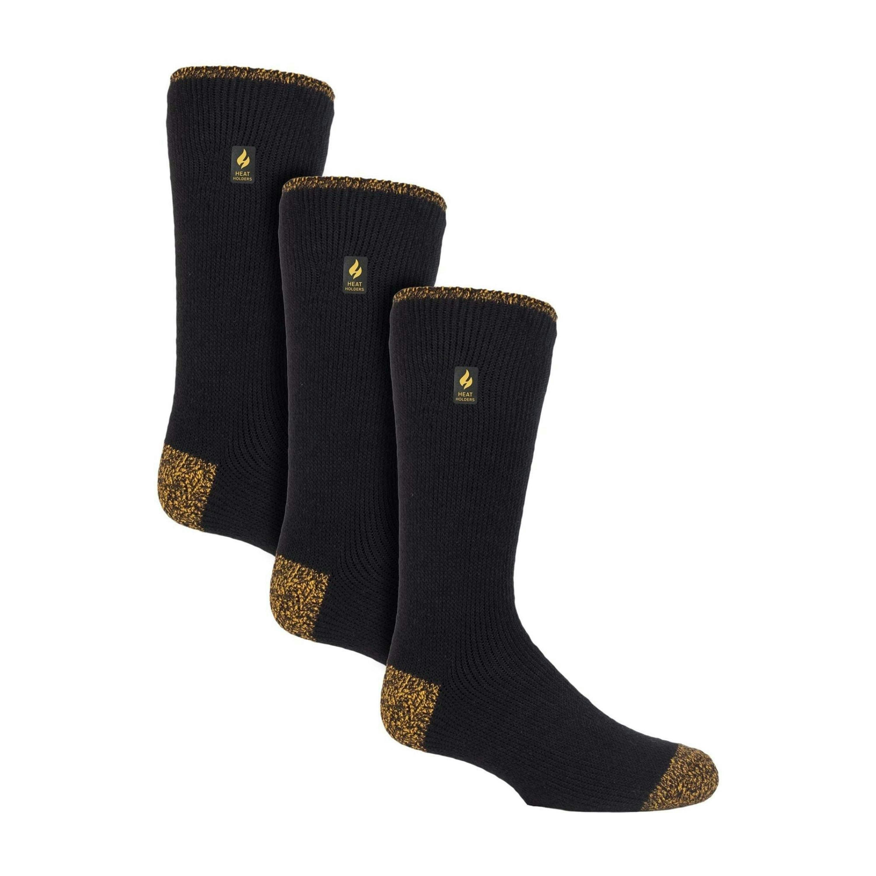 3 Pack Mens Heavy Duty Knee High Work Socks, Long Thermal Boot Socks , view 1 of 5