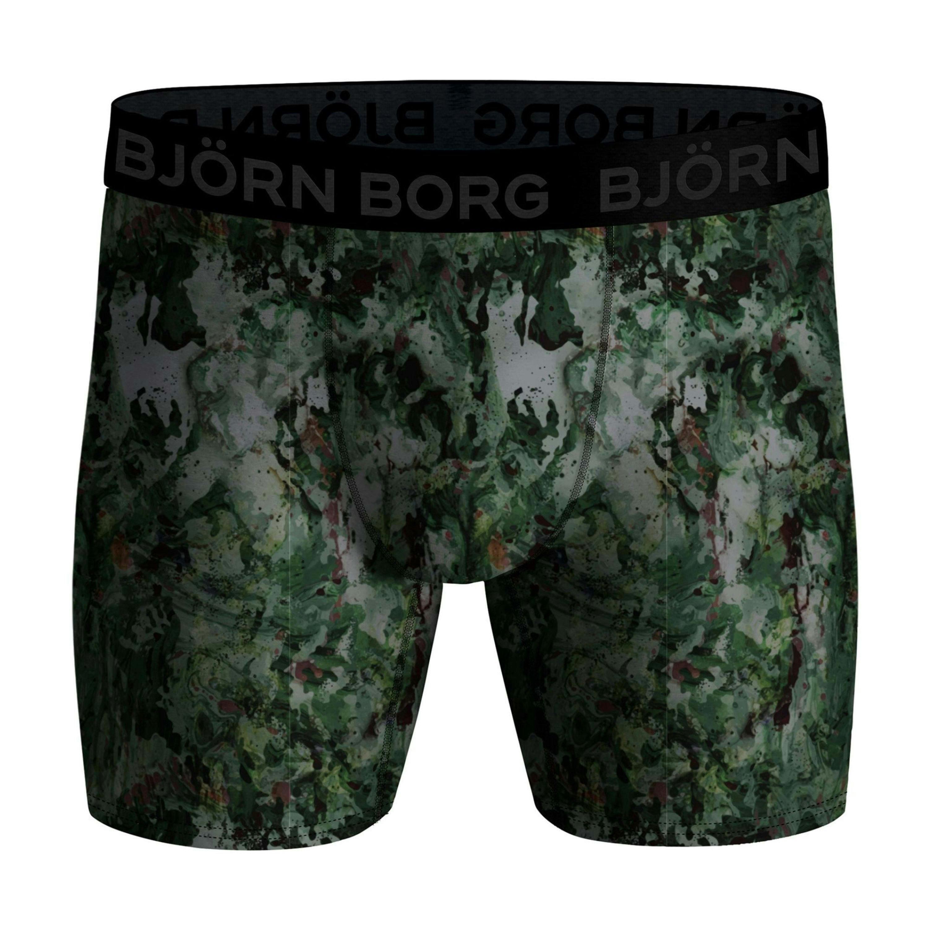 3 Pack Mens Designer Band Sports Performance Boxer Shorts , view 2 of 3