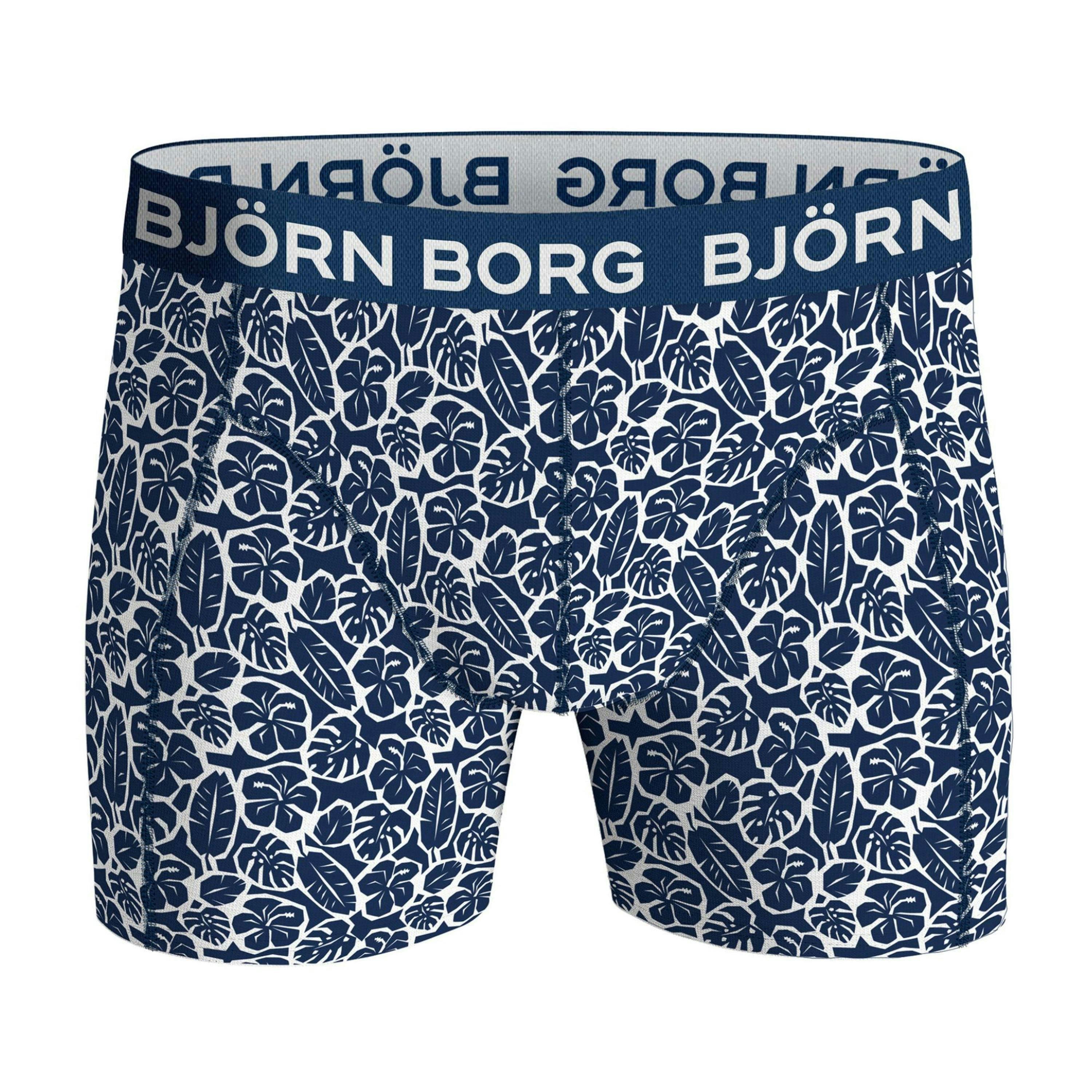 3 Pack Mens Designer Band Cotton Boxer Shorts , view 2 of 3