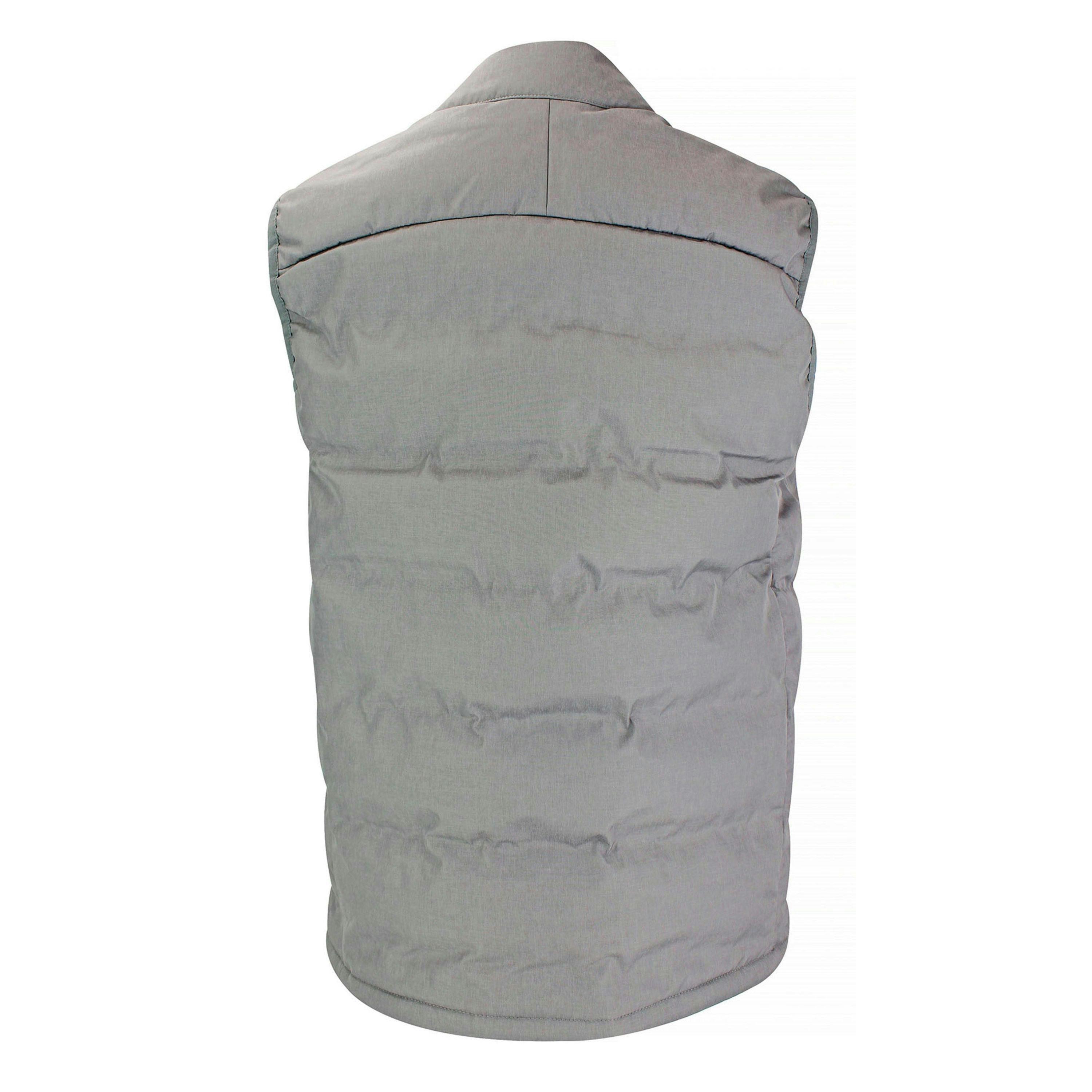 Men's Winter Insulated Gilet | Midweight Fleece-Lined Hybrid Vest Full Zip , view 3 of 5