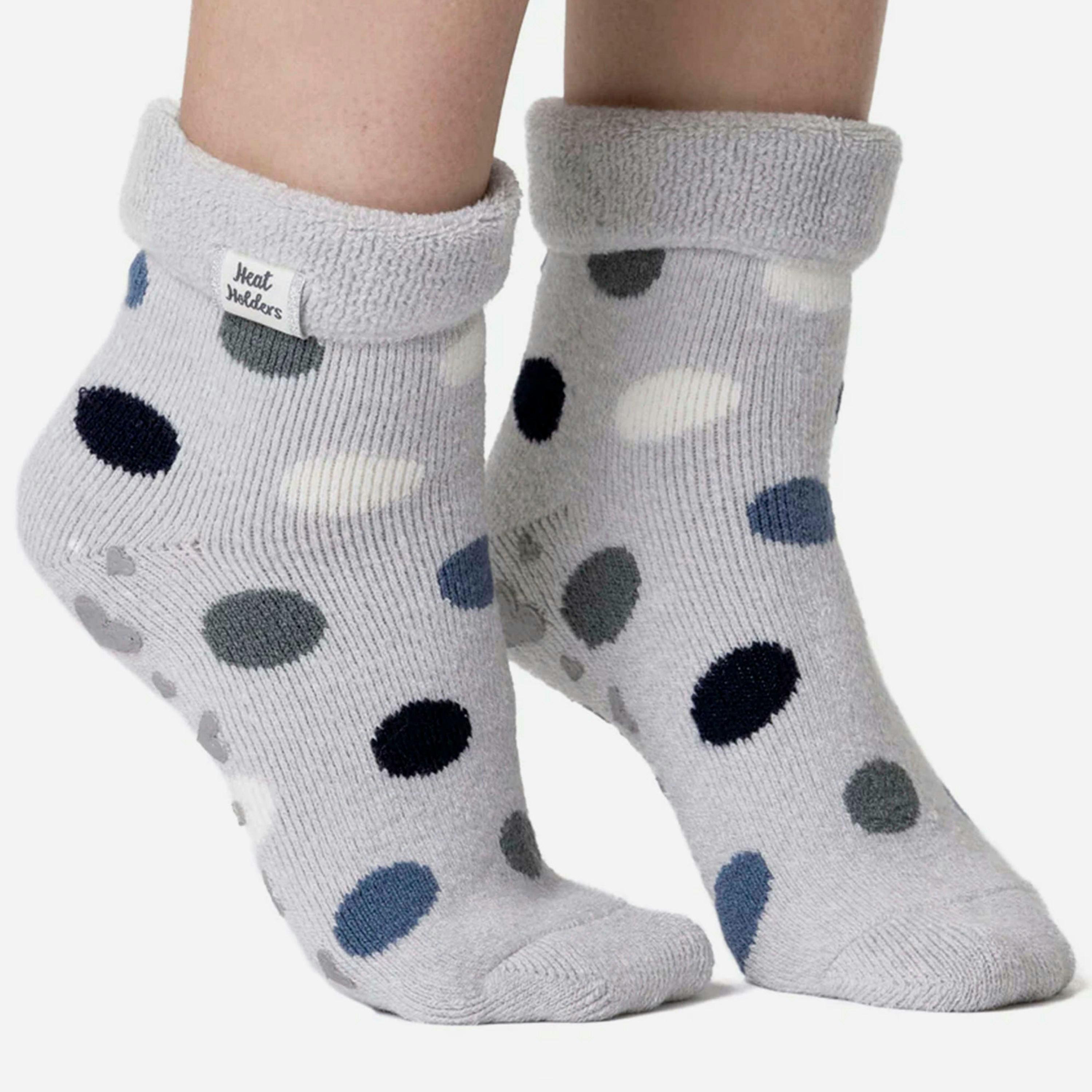 Cosy Turn-Over Cuff Lounge Socks | Warm Winter Socks for Women , view 3 of 5