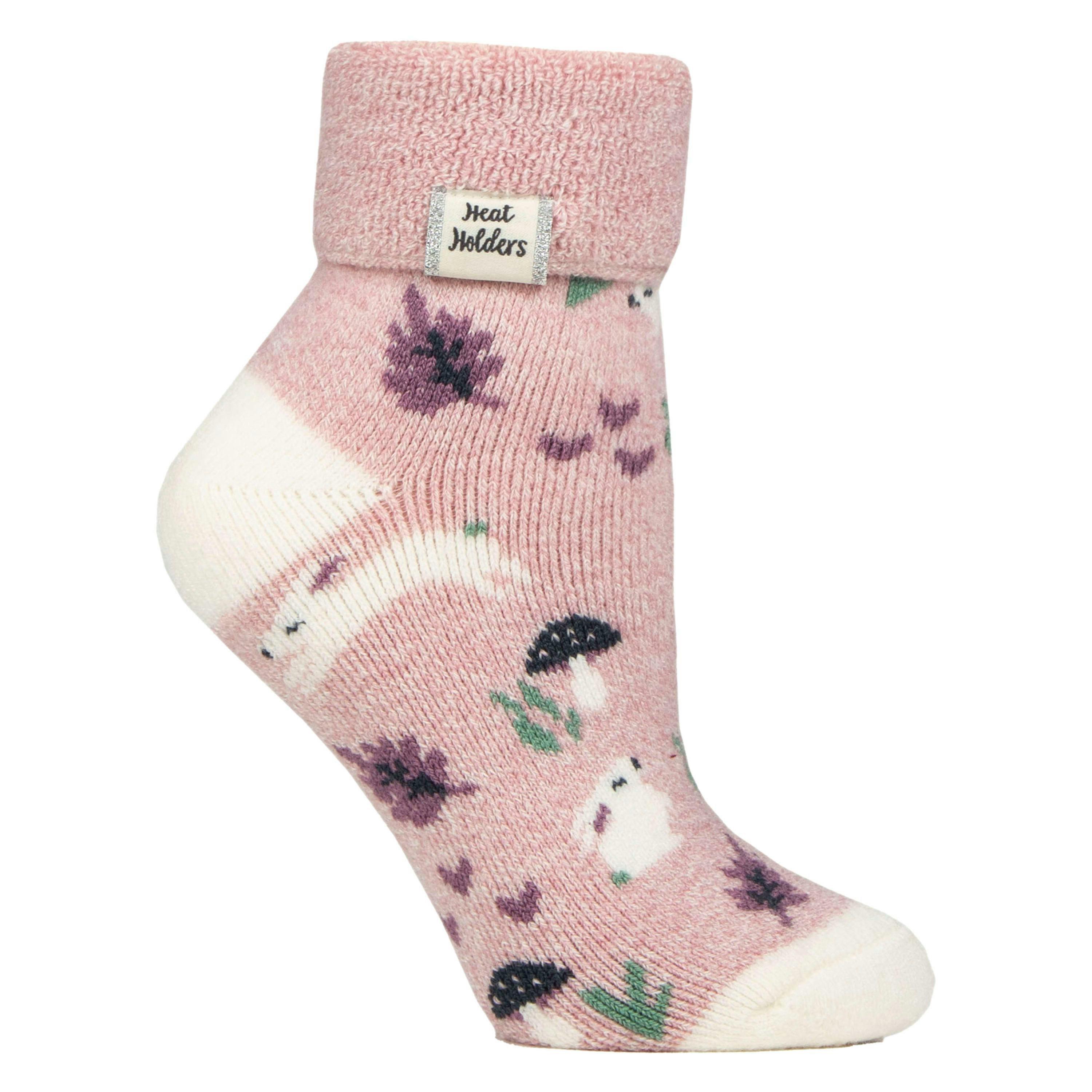 Cosy Turn-Over Cuff Lounge Socks | Warm Winter Socks for Women , view 1 of 5